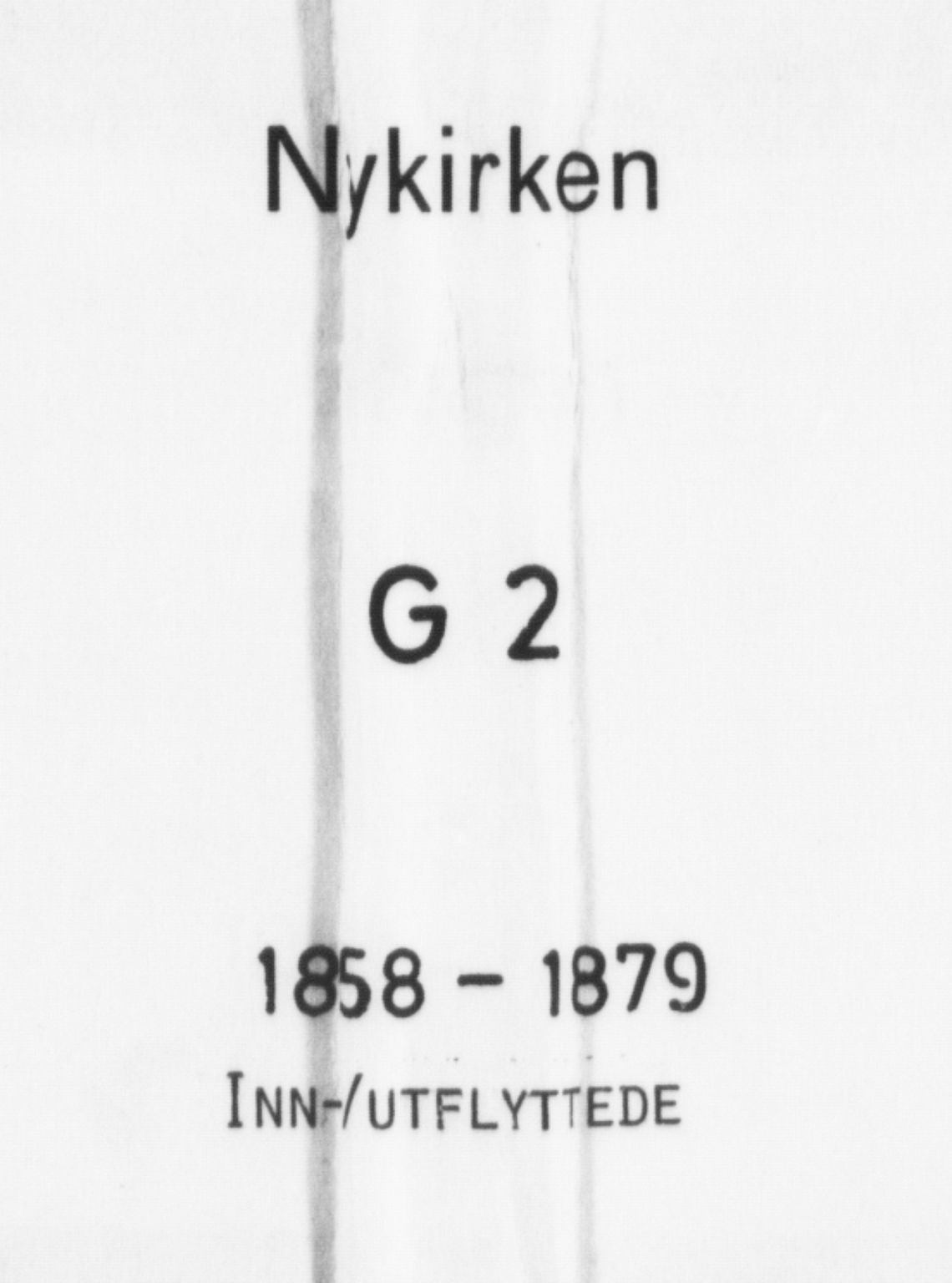 Nykirken Sokneprestembete, SAB/A-77101/H/Haa/L0050: Parish register (official) no. G 2, 1858-1879