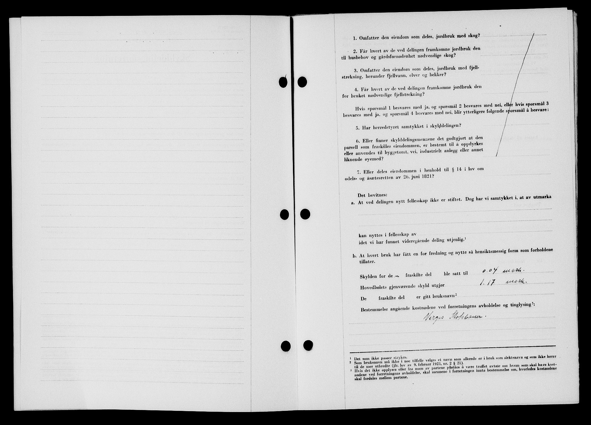 Flekkefjord sorenskriveri, AV/SAK-1221-0001/G/Gb/Gba/L0062: Mortgage book no. A-10, 1947-1947, Diary no: : 644/1947