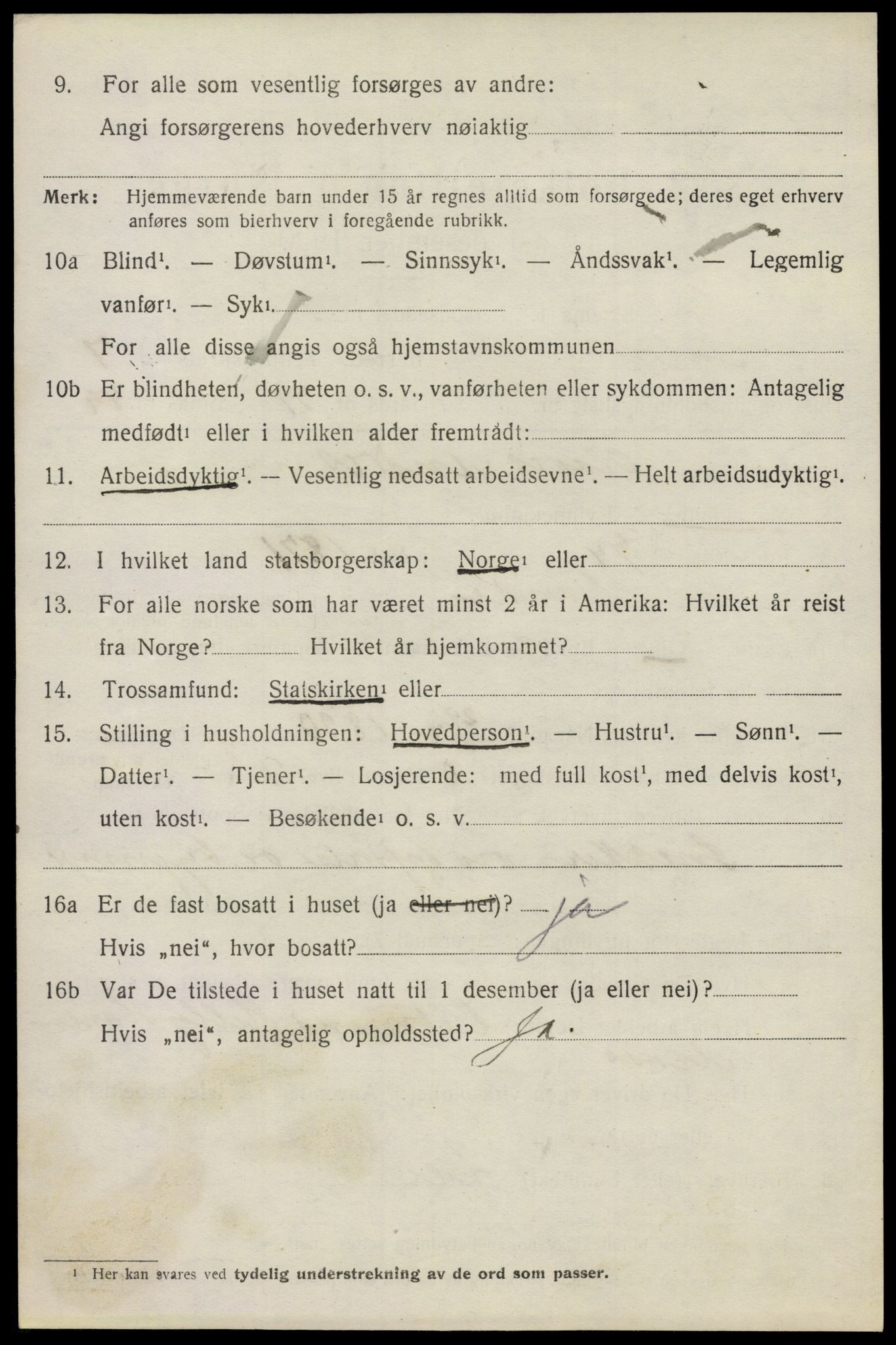 SAO, 1920 census for Moss land district, 1920, p. 7422