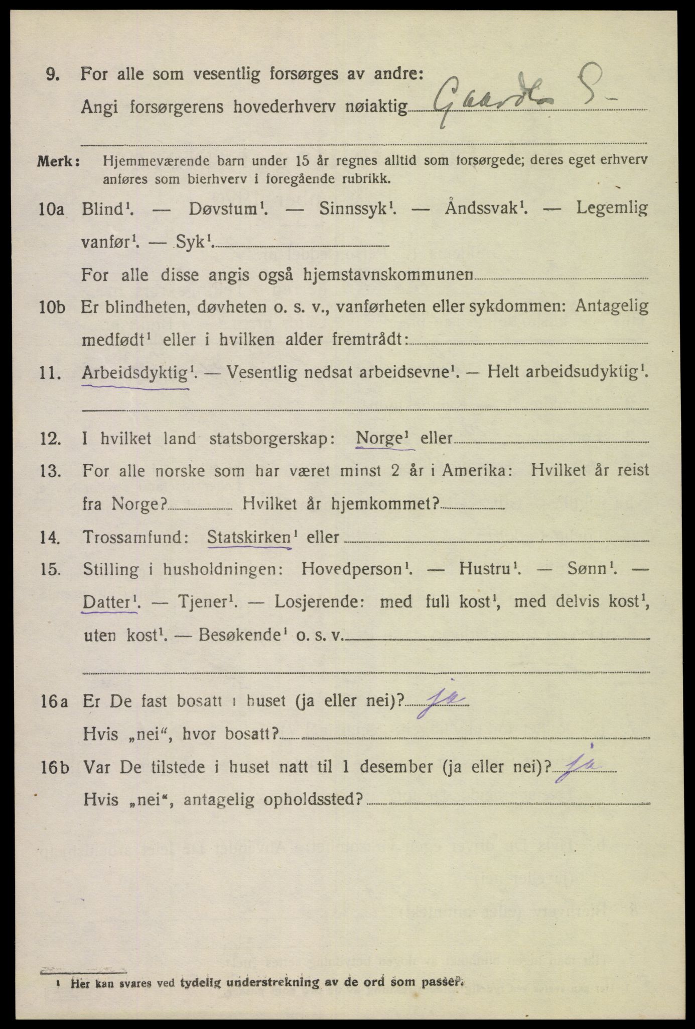 SAK, 1920 census for Bakke, 1920, p. 837