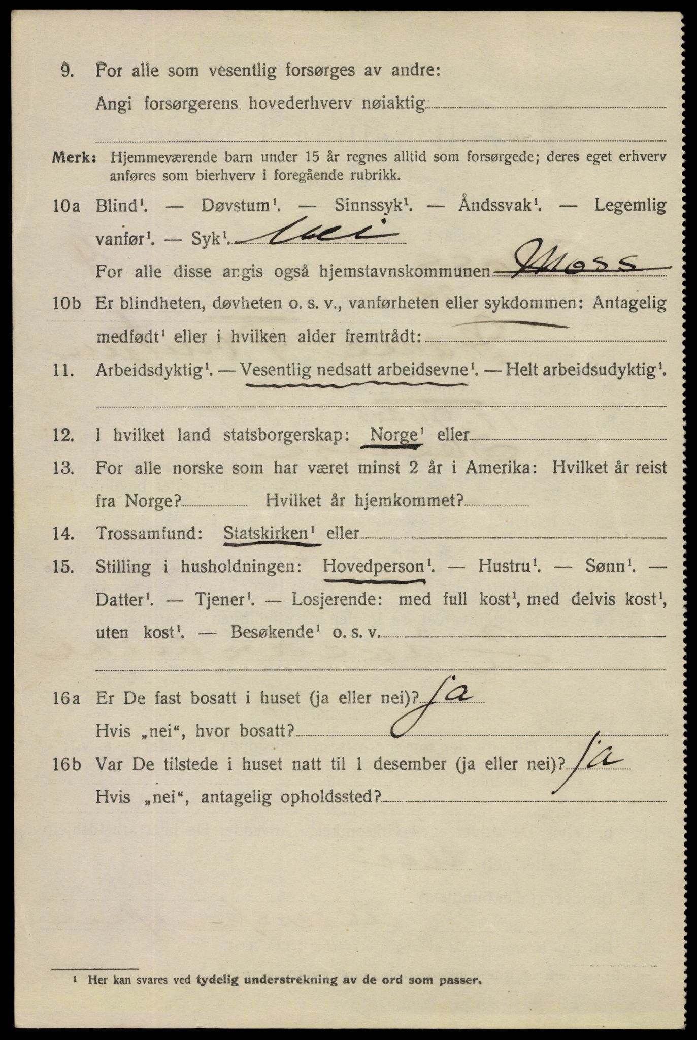 SAO, 1920 census for Moss, 1920, p. 14276