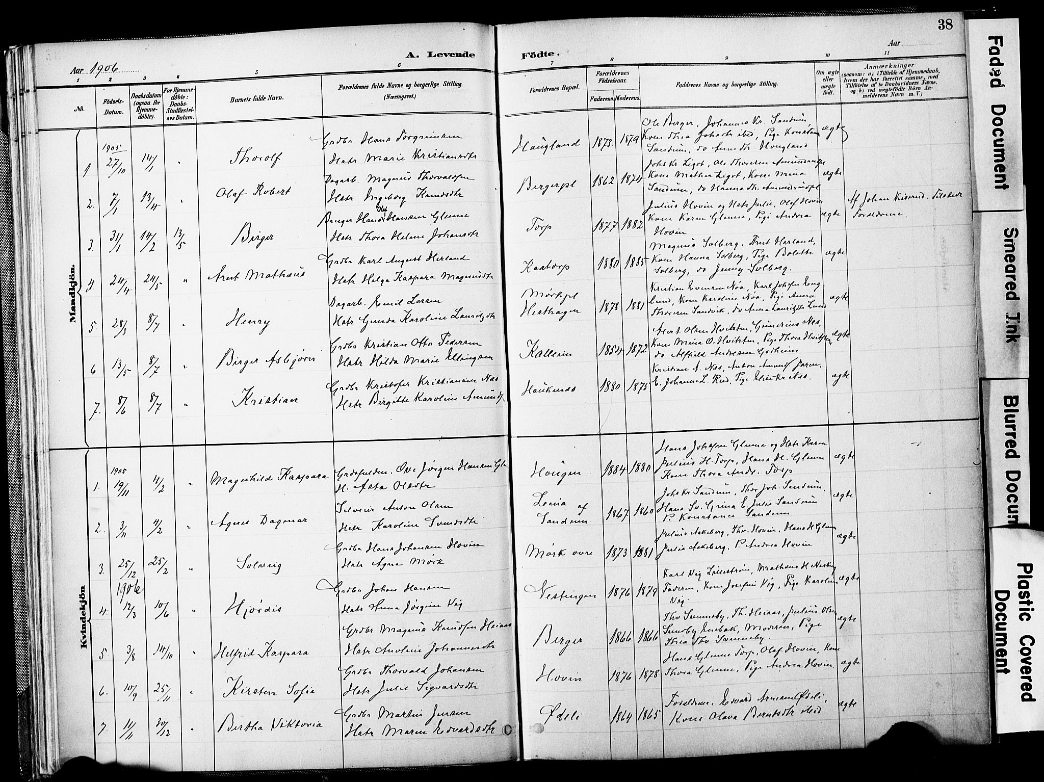Spydeberg prestekontor Kirkebøker, SAO/A-10924/F/Fb/L0001: Parish register (official) no. II 1, 1886-1907, p. 38