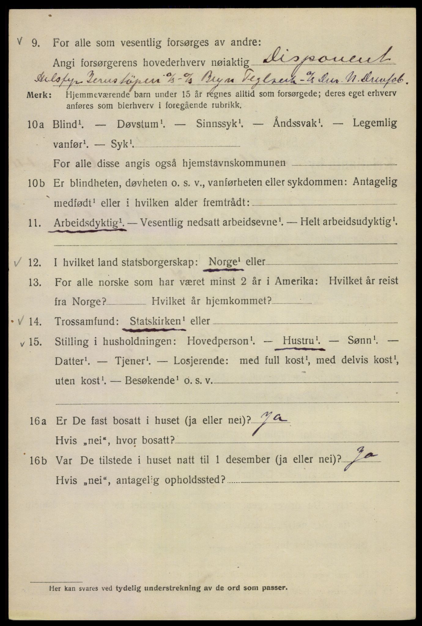 SAO, 1920 census for Kristiania, 1920, p. 225650