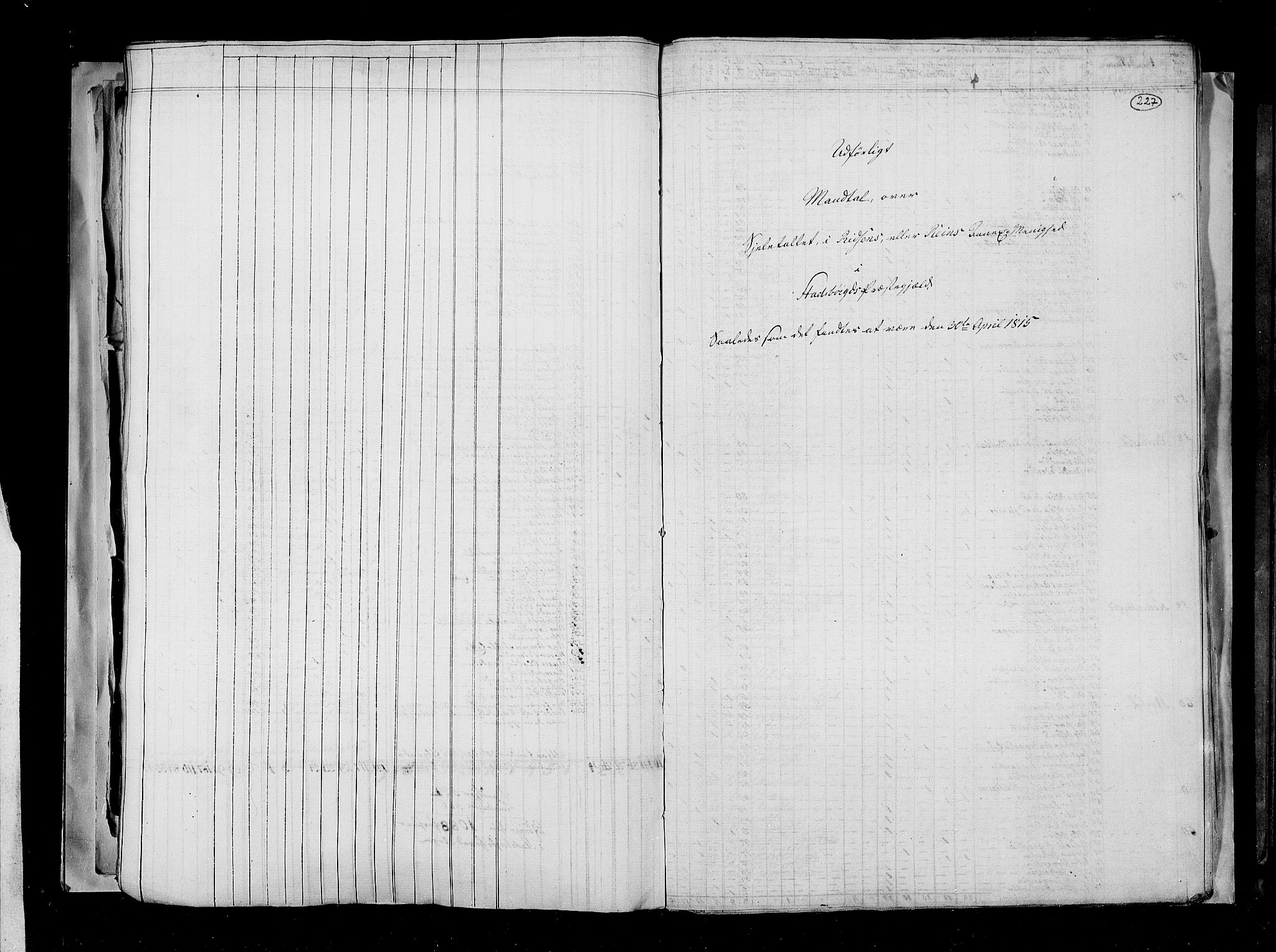 RA, Census 1815, vol. 2: Bergen stift and Trondheim stift, 1815, p. 145