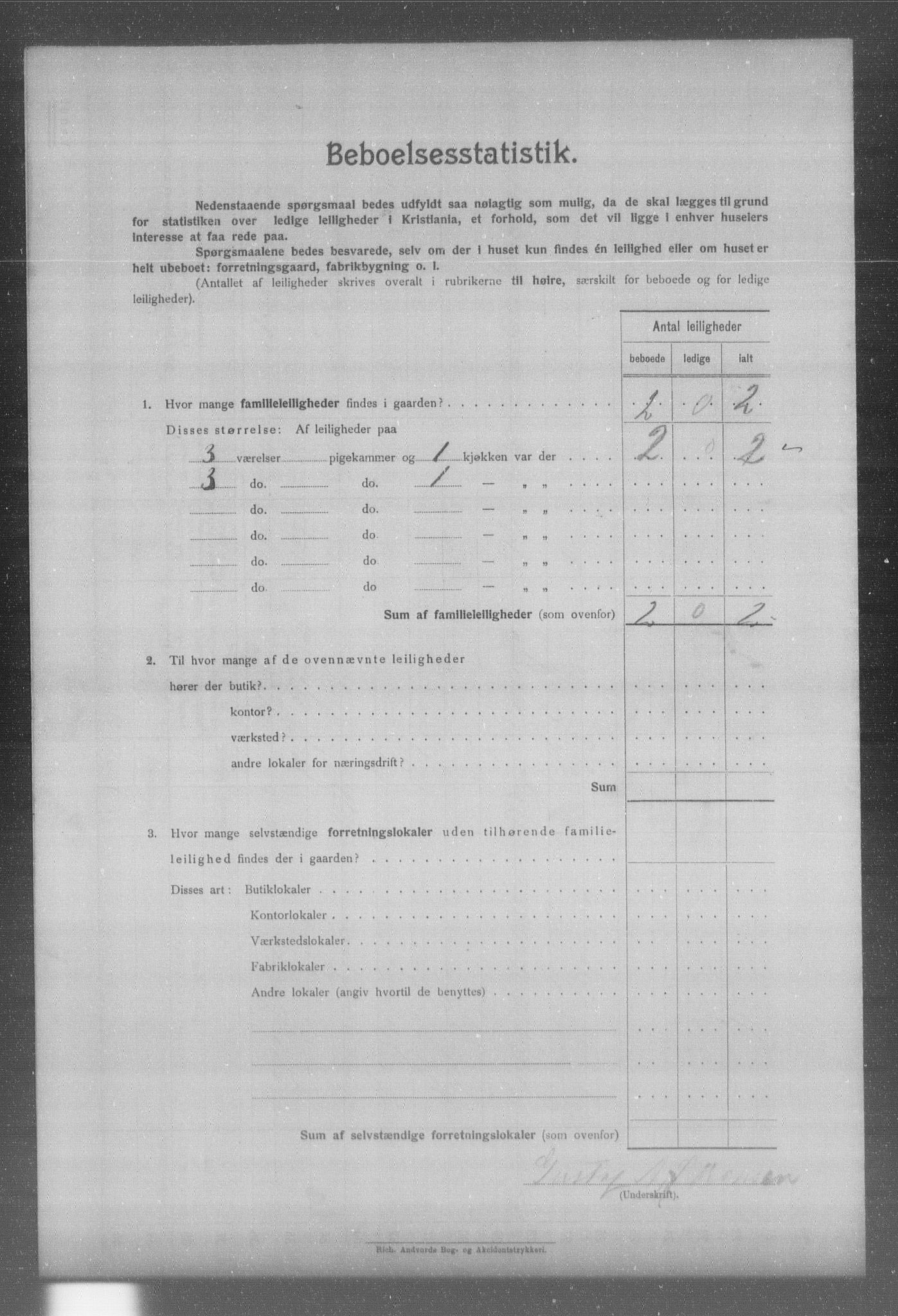 OBA, Municipal Census 1904 for Kristiania, 1904, p. 360