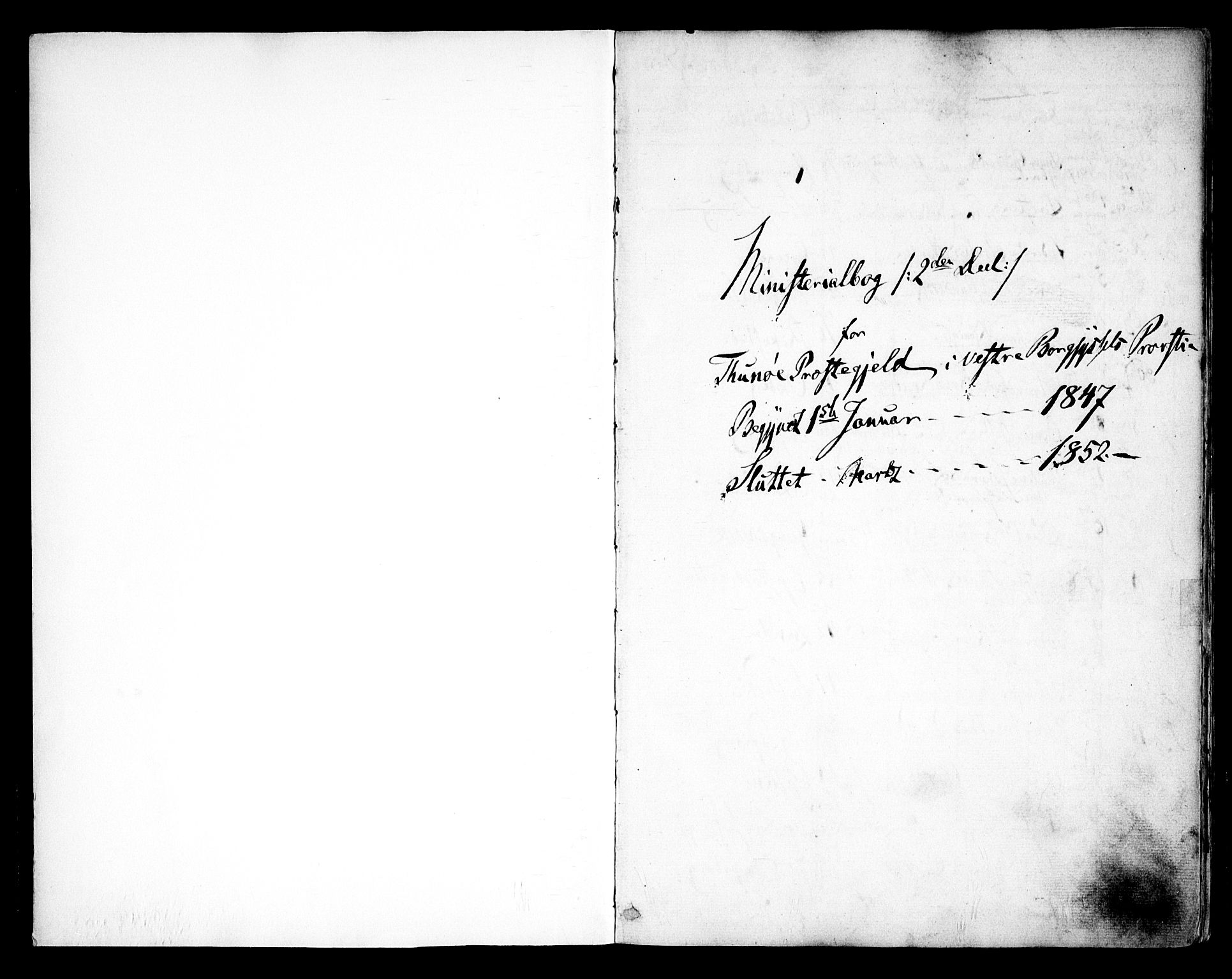 Tune prestekontor Kirkebøker, AV/SAO-A-2007/F/Fa/L0010b: Parish register (official) no. 10B, 1847-1852