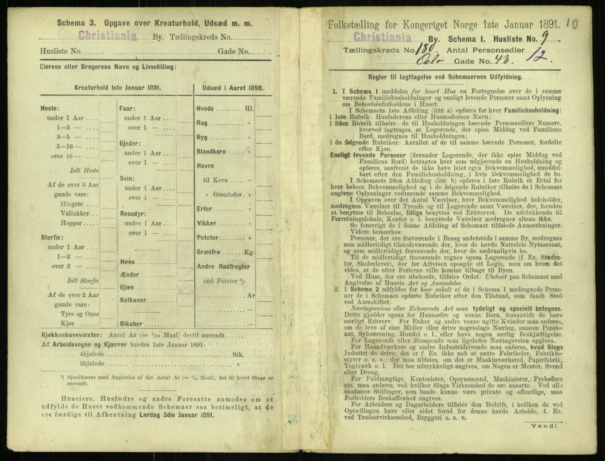 RA, 1891 census for 0301 Kristiania, 1891, p. 108240