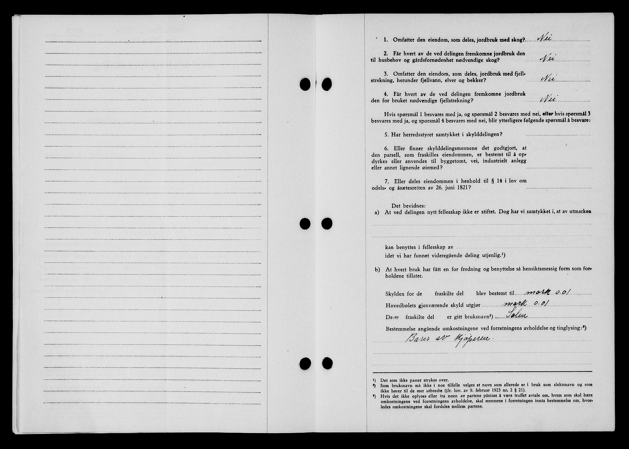 Flekkefjord sorenskriveri, SAK/1221-0001/G/Gb/Gba/L0059: Mortgage book no. A-7, 1944-1945, Diary no: : 361/1944