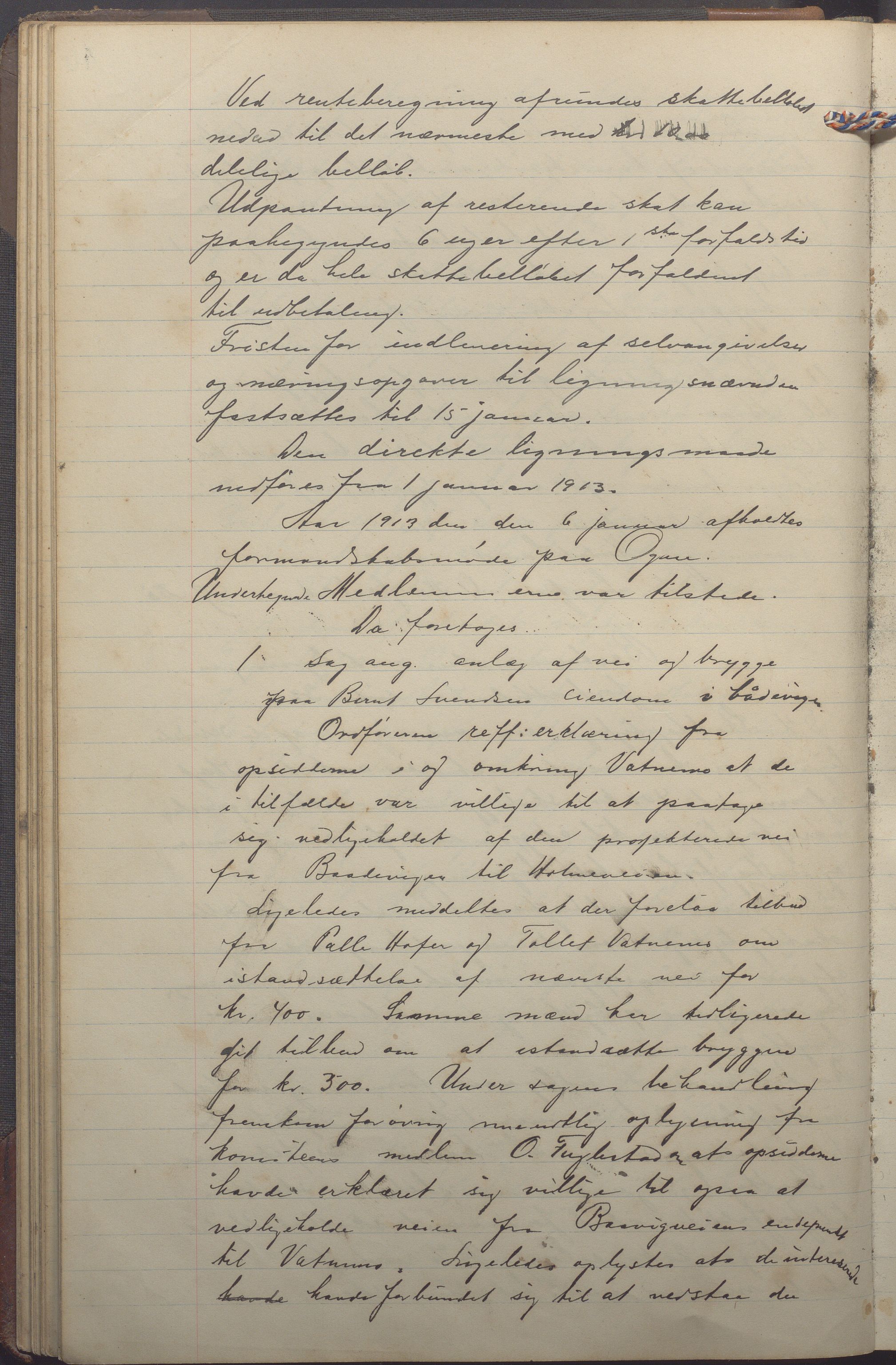 Ogna kommune- Formannskapet, IKAR/K-100909/A/L0003: Møtebok, 1910-1918, p. 40b