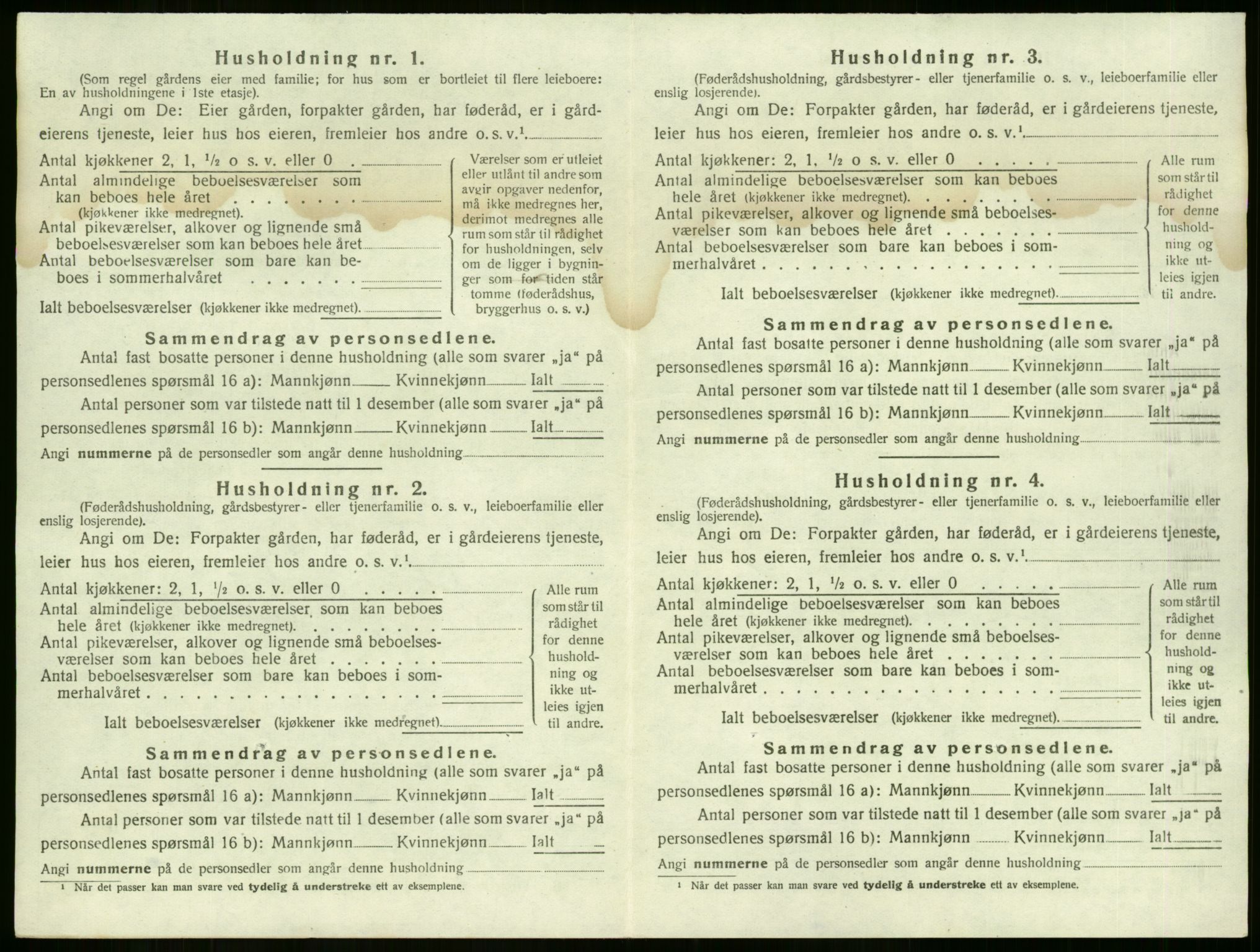 SAKO, 1920 census for Sem, 1920, p. 2101