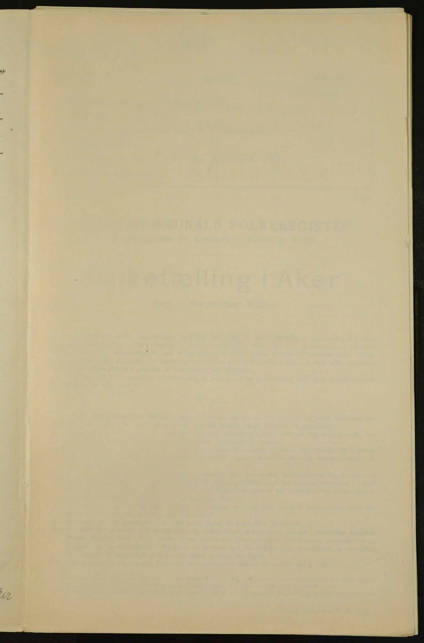 , Municipal Census 1923 for Aker, 1923, p. 28851