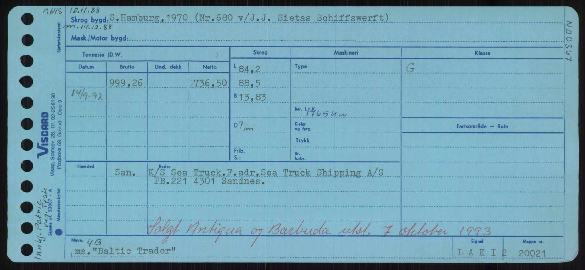 Sjøfartsdirektoratet med forløpere, Skipsmålingen, AV/RA-S-1627/H/Hd/L0003: Fartøy, B-Bev, p. 179