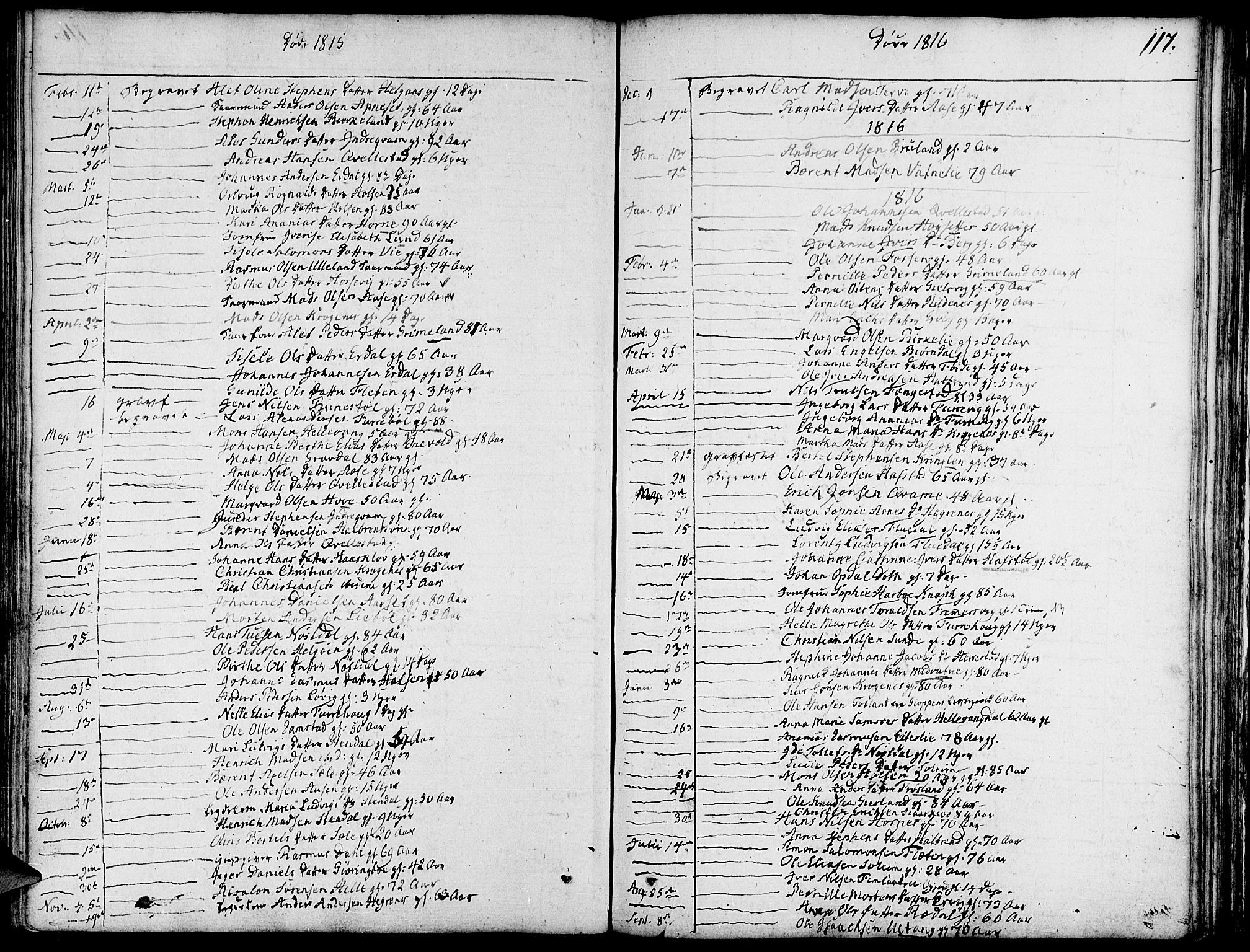 Førde sokneprestembete, SAB/A-79901/H/Haa/Haaa/L0005: Parish register (official) no. A 5, 1803-1821, p. 117