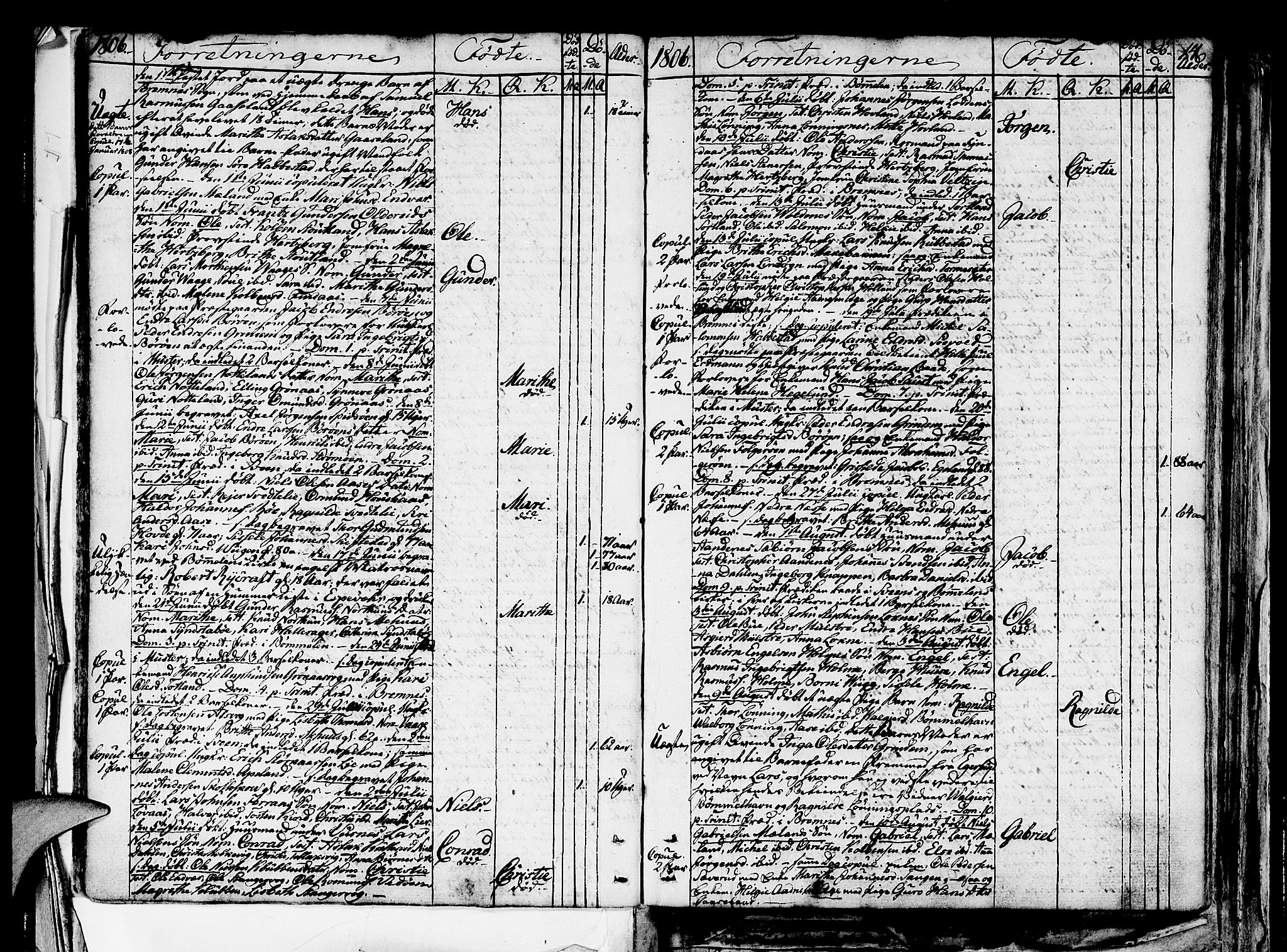 Finnås sokneprestembete, SAB/A-99925/H/Ha/Haa/Haaa/L0004: Parish register (official) no. A 4, 1804-1830, p. 14