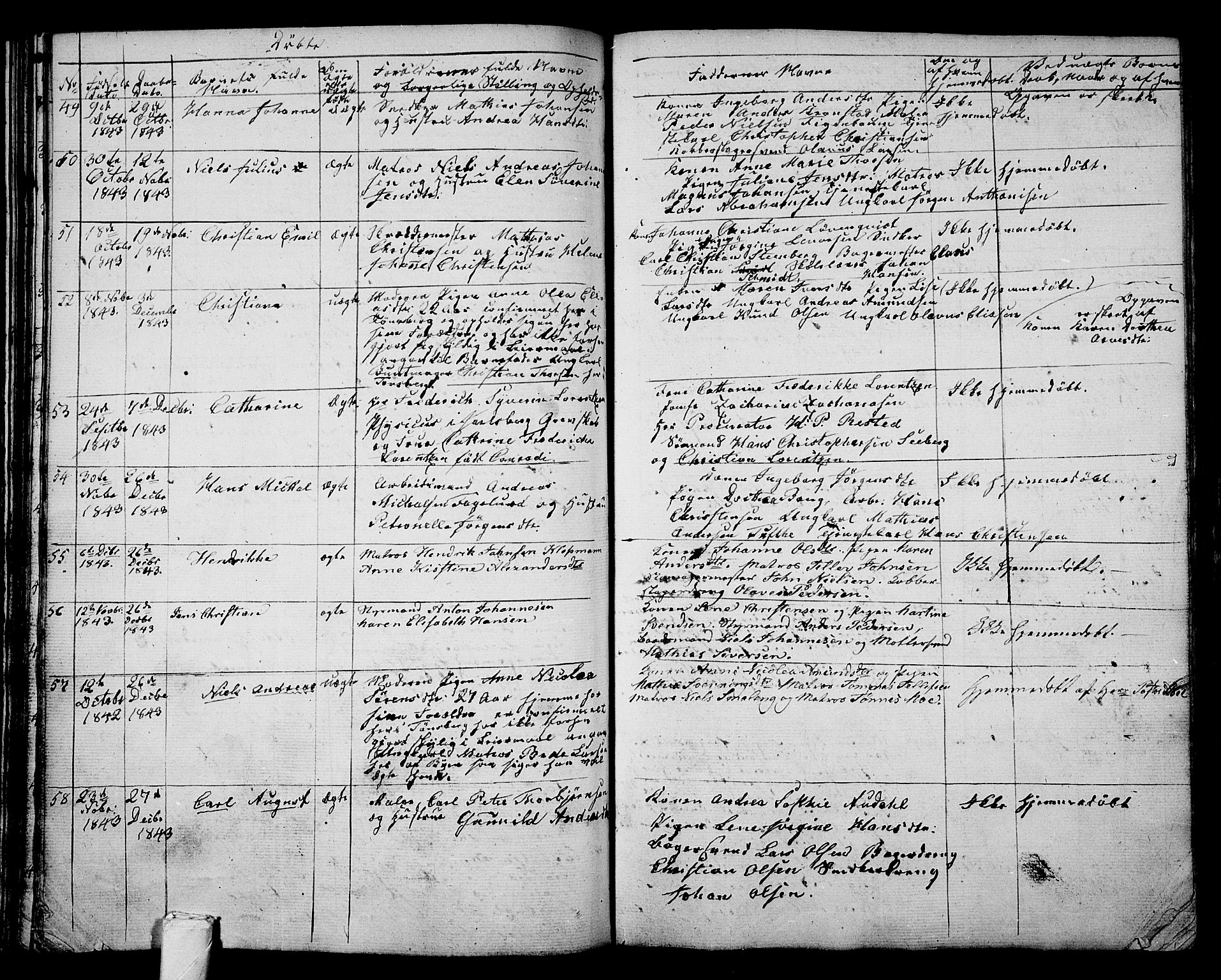 Tønsberg kirkebøker, AV/SAKO-A-330/G/Ga/L0002: Parish register (copy) no. 2, 1827-1854