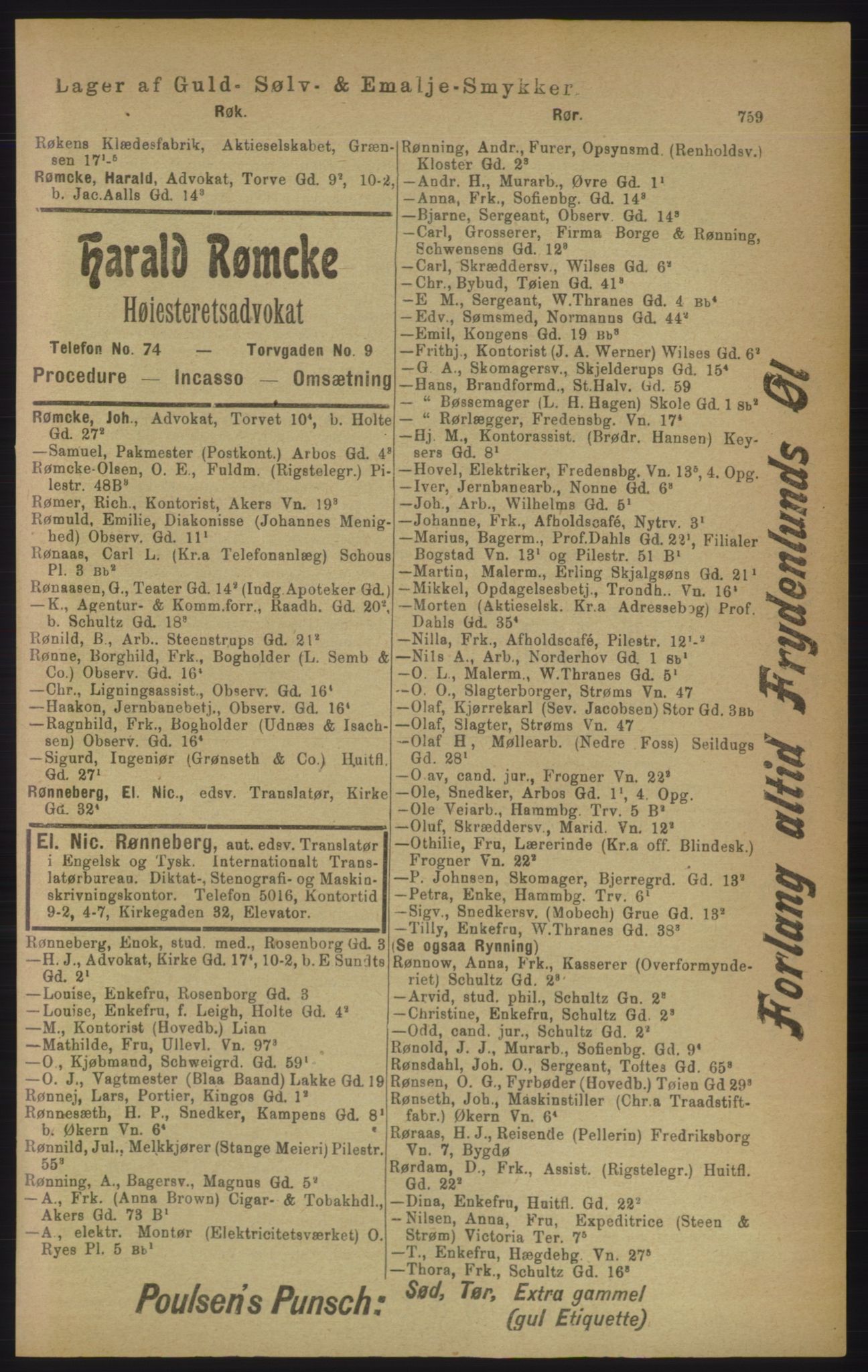 Kristiania/Oslo adressebok, PUBL/-, 1906, p. 759
