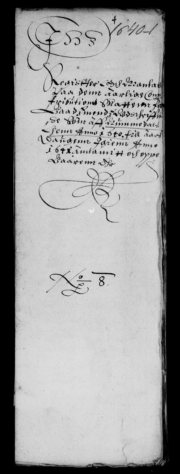 Rentekammeret inntil 1814, Reviderte regnskaper, Lensregnskaper, RA/EA-5023/R/Rb/Rbw/L0070: Trondheim len, 1640-1642