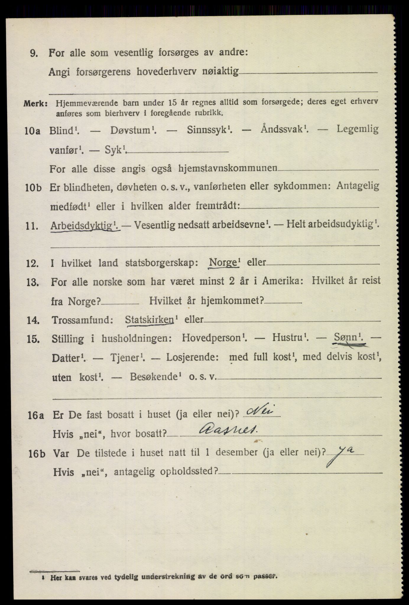 SAH, 1920 census for Våler (Hedmark), 1920, p. 10260