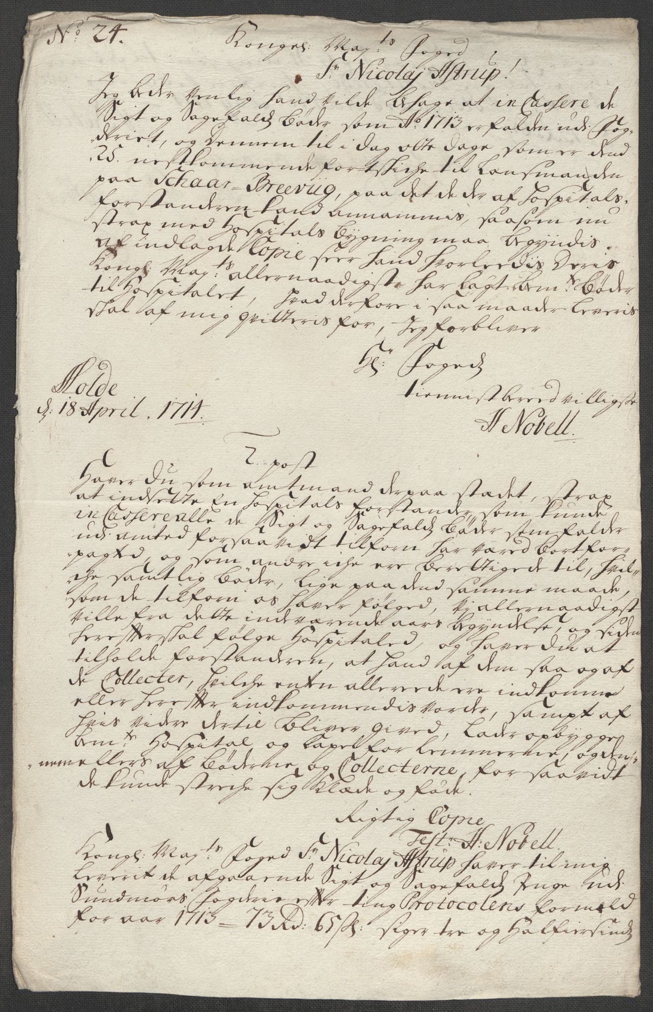 Rentekammeret inntil 1814, Reviderte regnskaper, Fogderegnskap, AV/RA-EA-4092/R54/L3566: Fogderegnskap Sunnmøre, 1714, p. 263