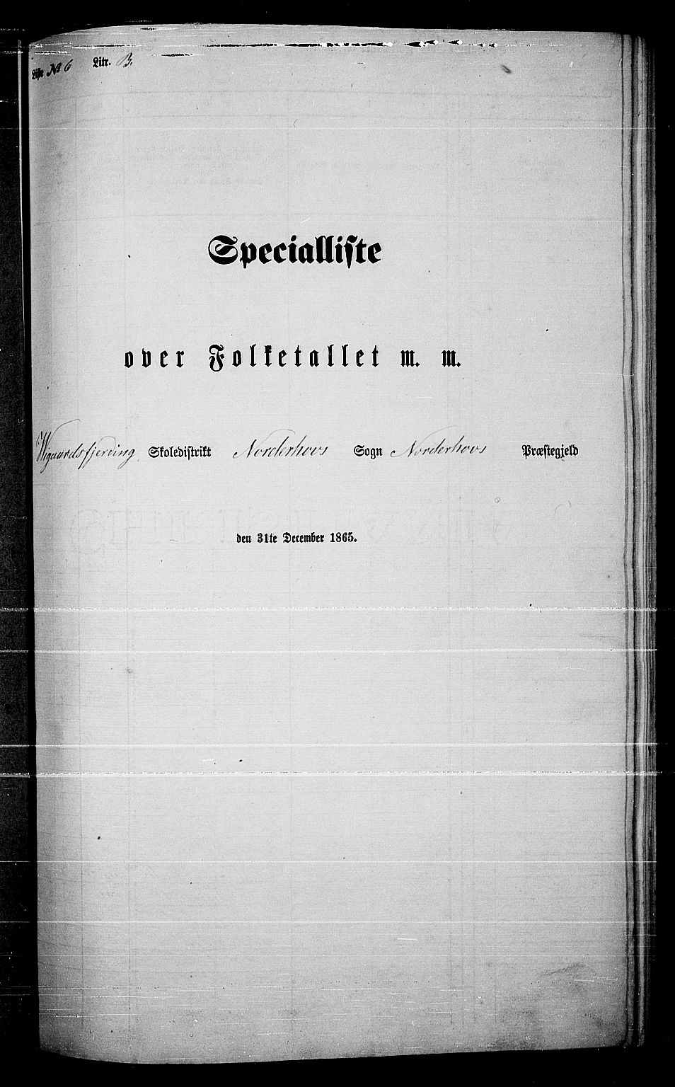 RA, 1865 census for Norderhov/Norderhov, Haug og Lunder, 1865, p. 127