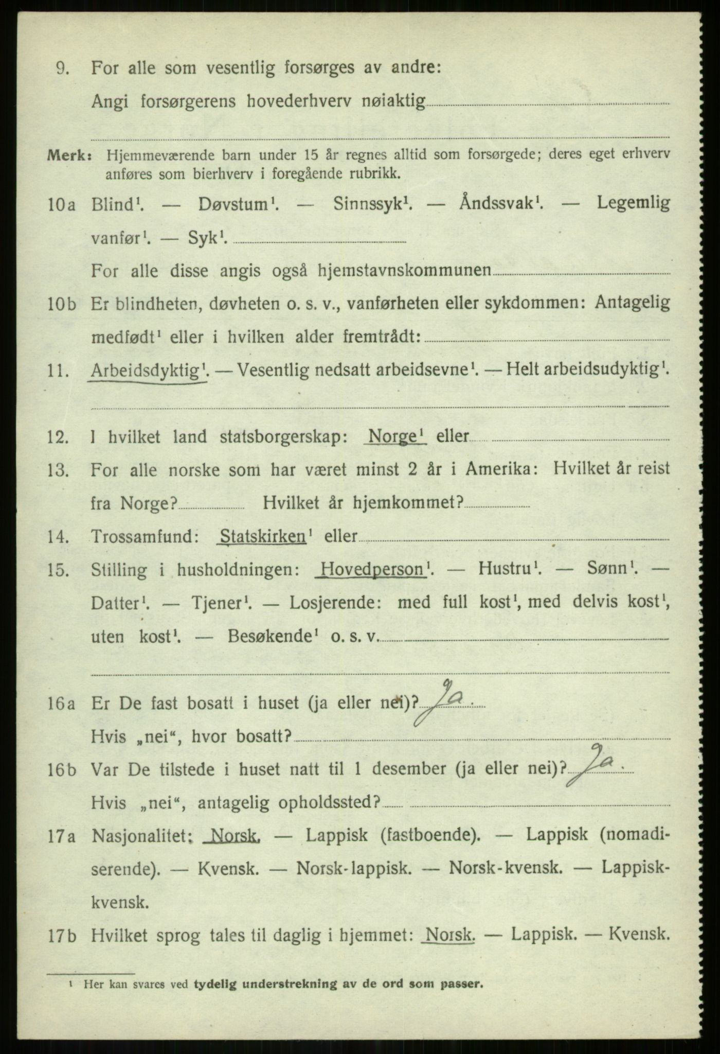 SATØ, 1920 census for Målselv, 1920, p. 1386