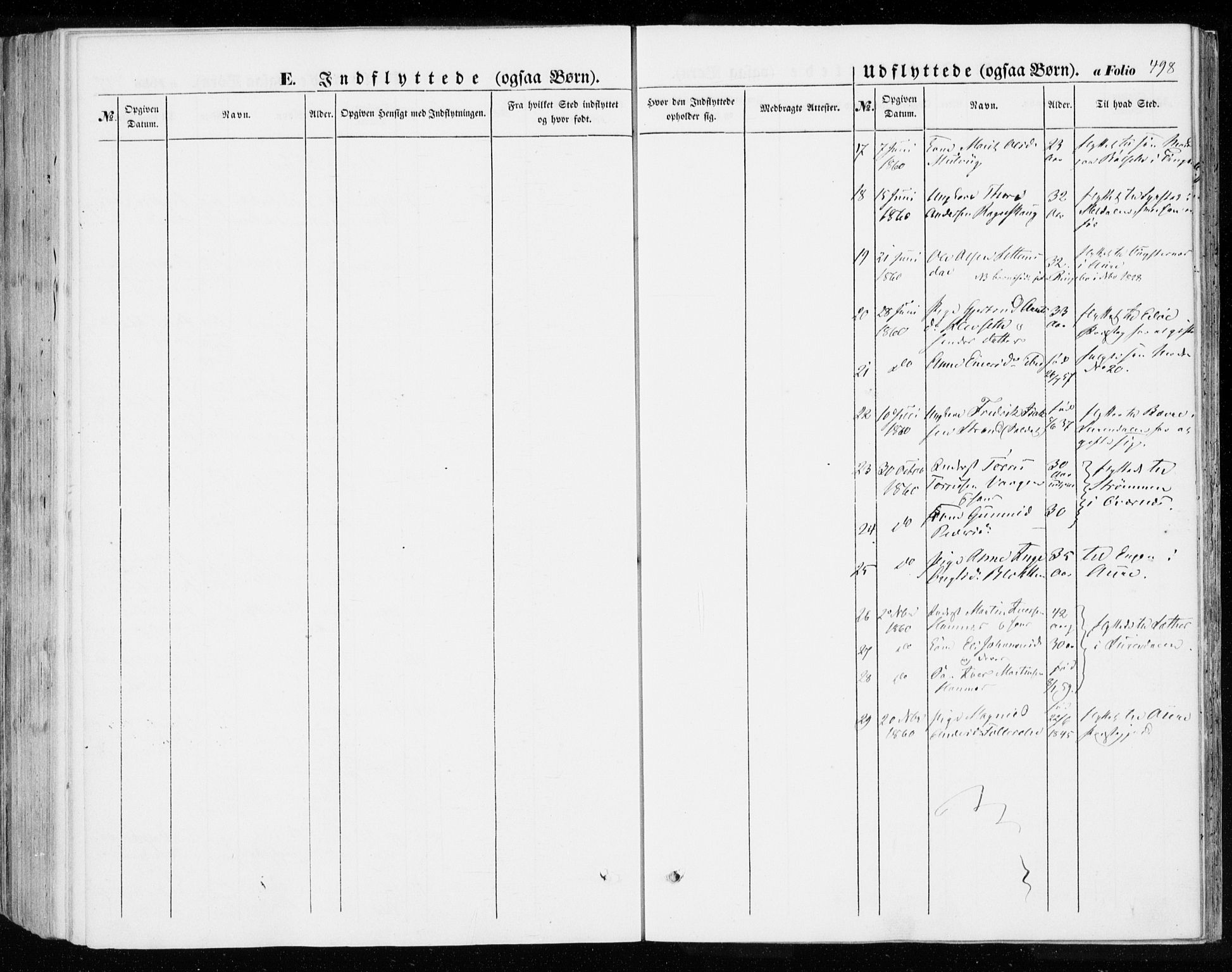 Ministerialprotokoller, klokkerbøker og fødselsregistre - Møre og Romsdal, SAT/A-1454/592/L1026: Parish register (official) no. 592A04, 1849-1867, p. 498