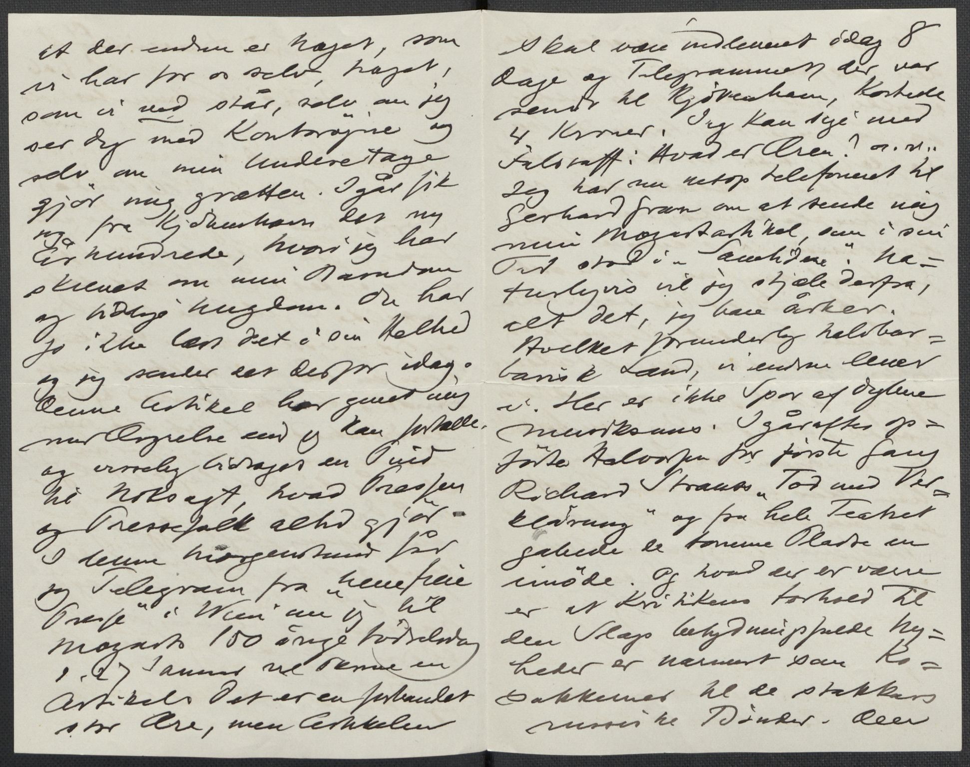 Beyer, Frants, AV/RA-PA-0132/F/L0001: Brev fra Edvard Grieg til Frantz Beyer og "En del optegnelser som kan tjene til kommentar til brevene" av Marie Beyer, 1872-1907, p. 842