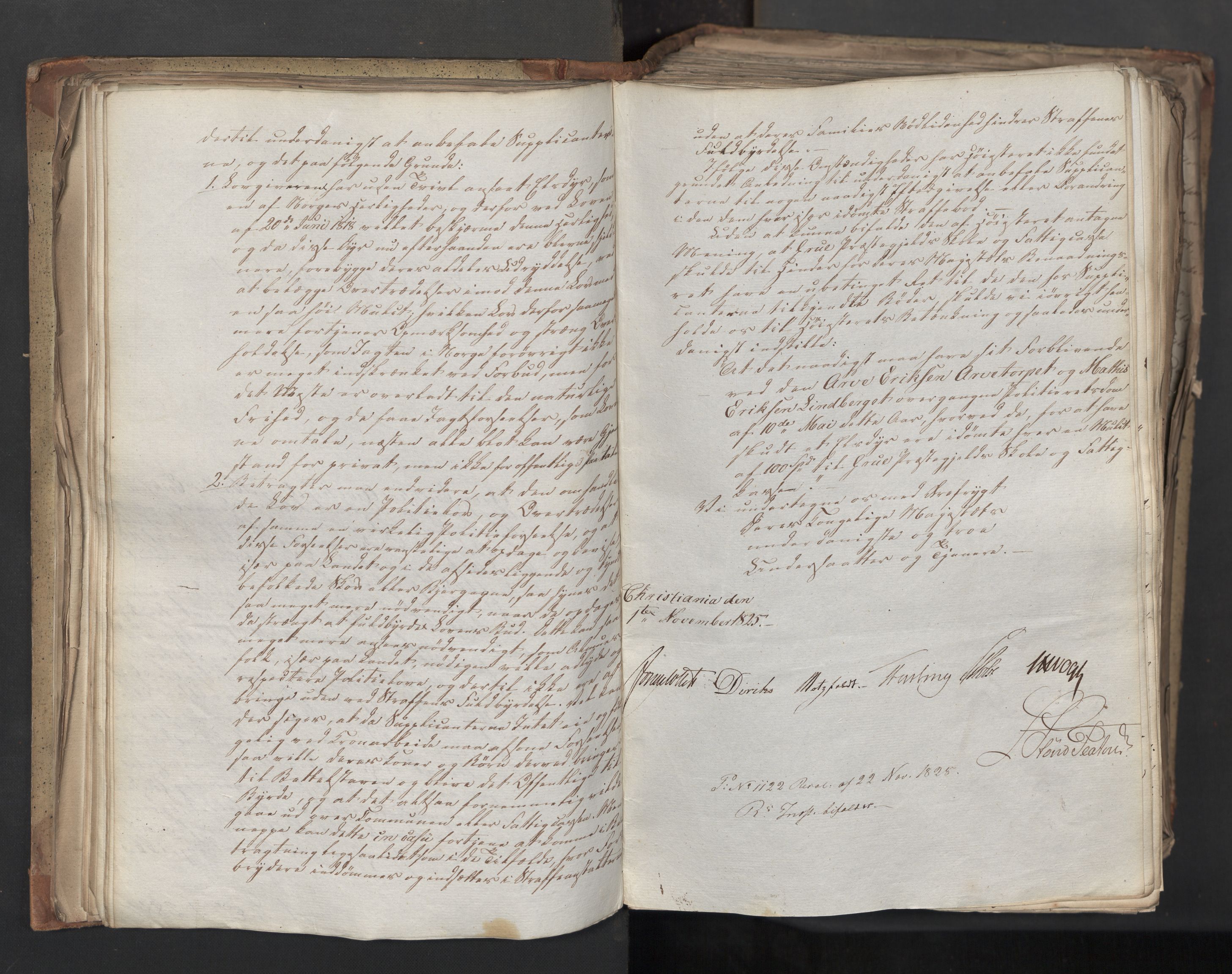 Statsrådsavdelingen i Stockholm, AV/RA-S-1003/D/Da/L0044: Regjeringsinnstillinger nr. 2846-3066, 1825, p. 98