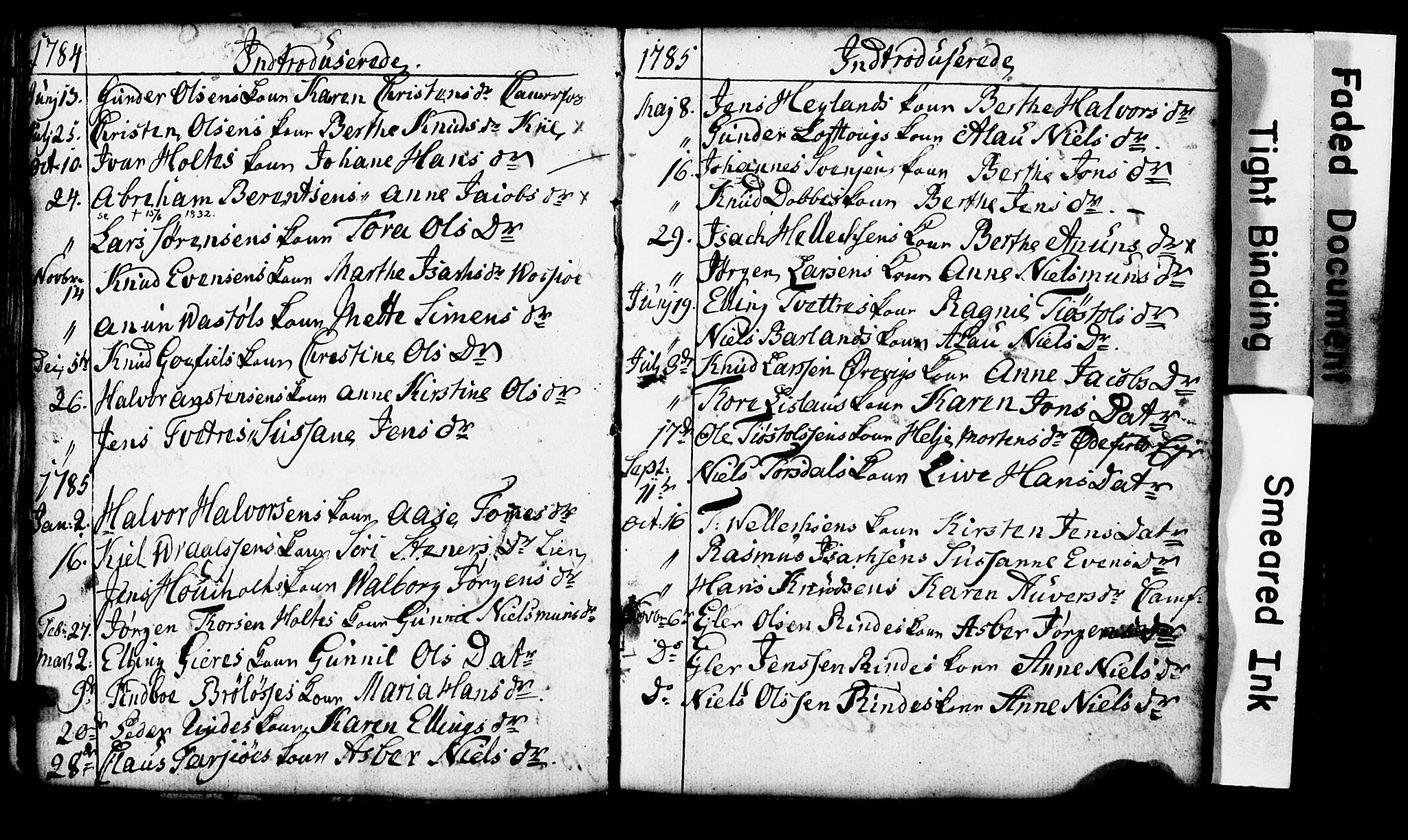 Sannidal kirkebøker, SAKO/A-296/G/Ga/L0001: Parish register (copy) no. 1, 1782-1816