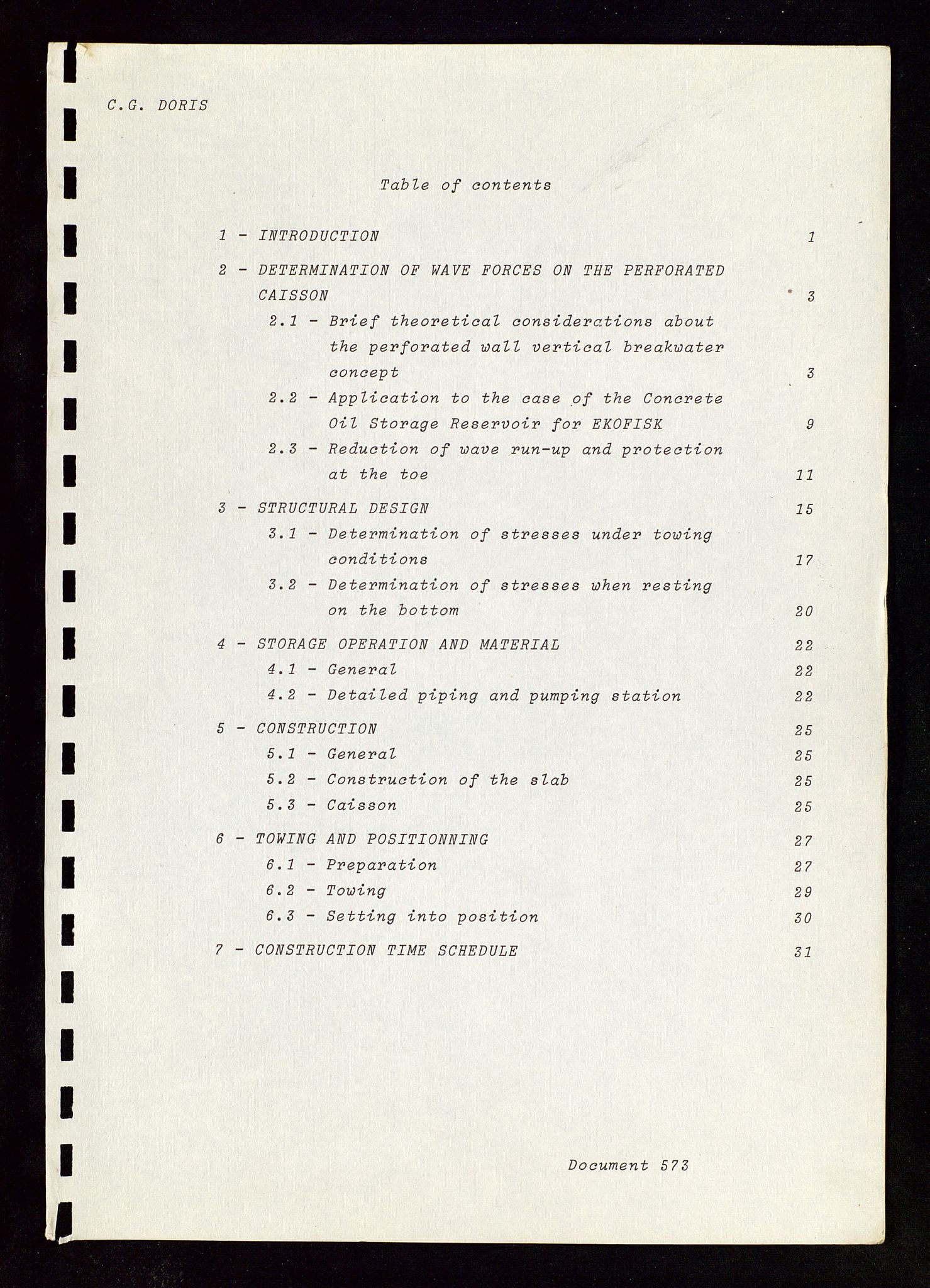 Industridepartementet, Oljekontoret, AV/SAST-A-101348/Dc/L0016: 756 Ekofisk center, betongkonstruksjoner, 1971-1972