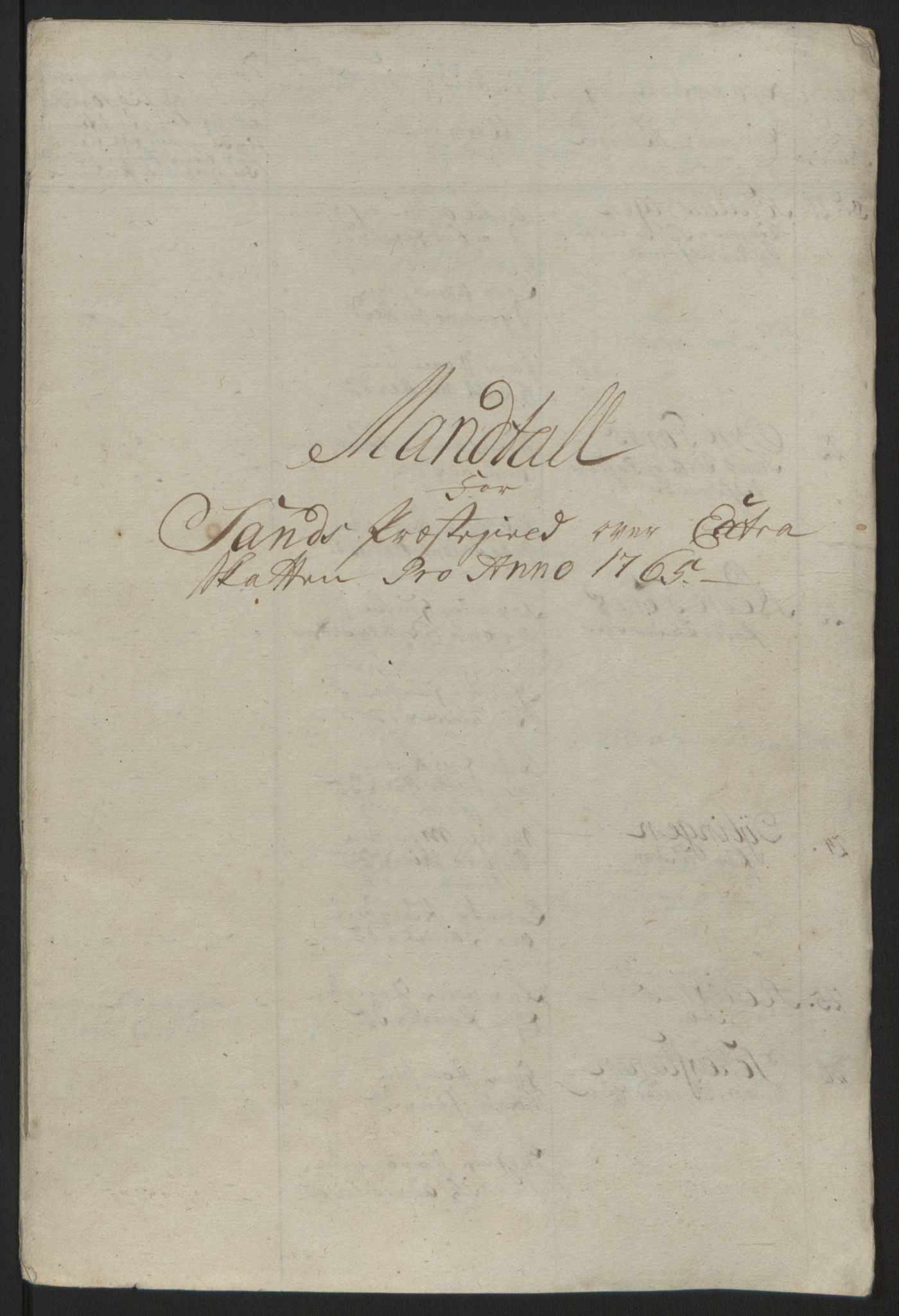 Rentekammeret inntil 1814, Reviderte regnskaper, Fogderegnskap, RA/EA-4092/R68/L4845: Ekstraskatten Senja og Troms, 1762-1765, p. 497