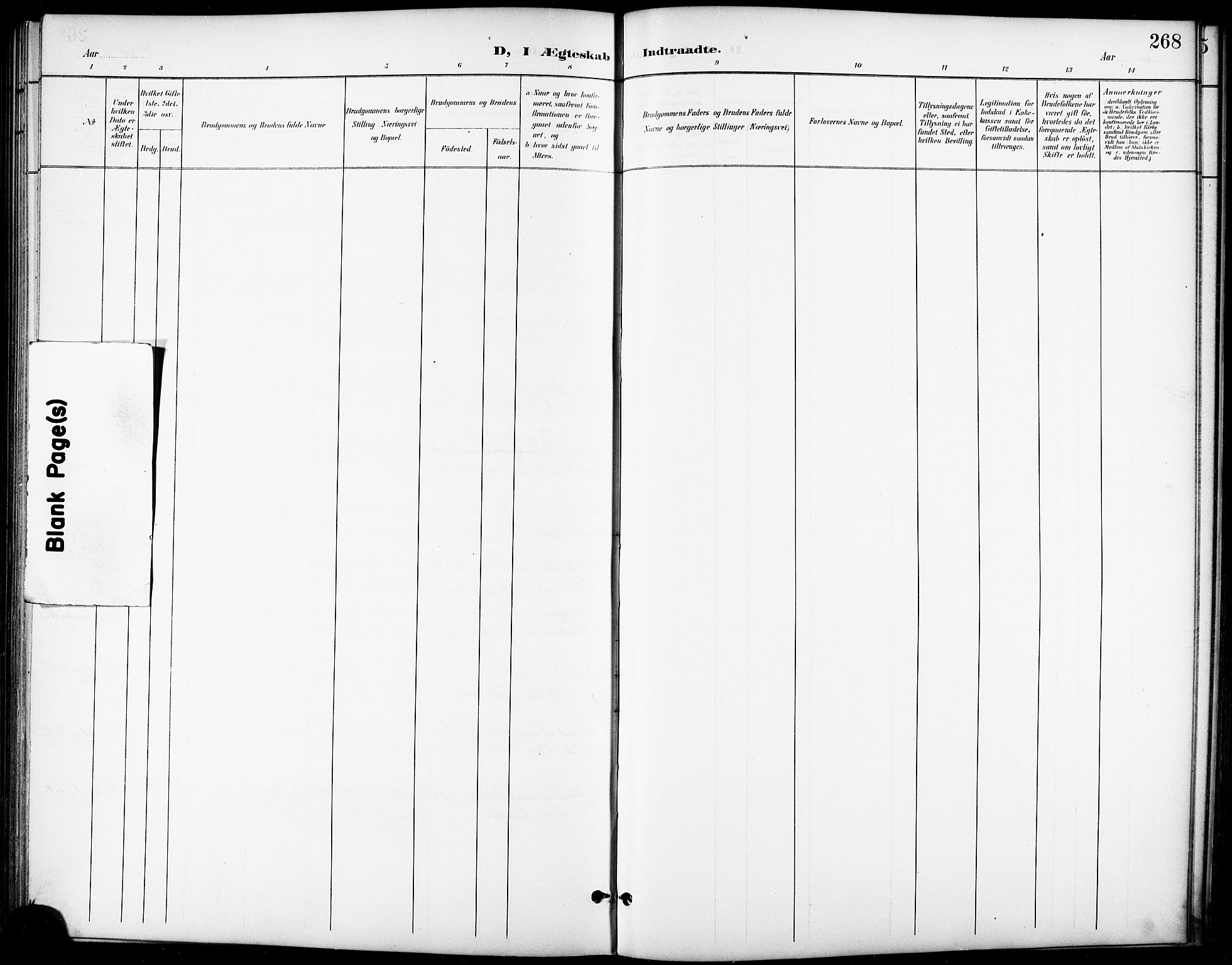 Ministerialprotokoller, klokkerbøker og fødselsregistre - Sør-Trøndelag, AV/SAT-A-1456/668/L0819: Parish register (copy) no. 668C08, 1899-1912, p. 268