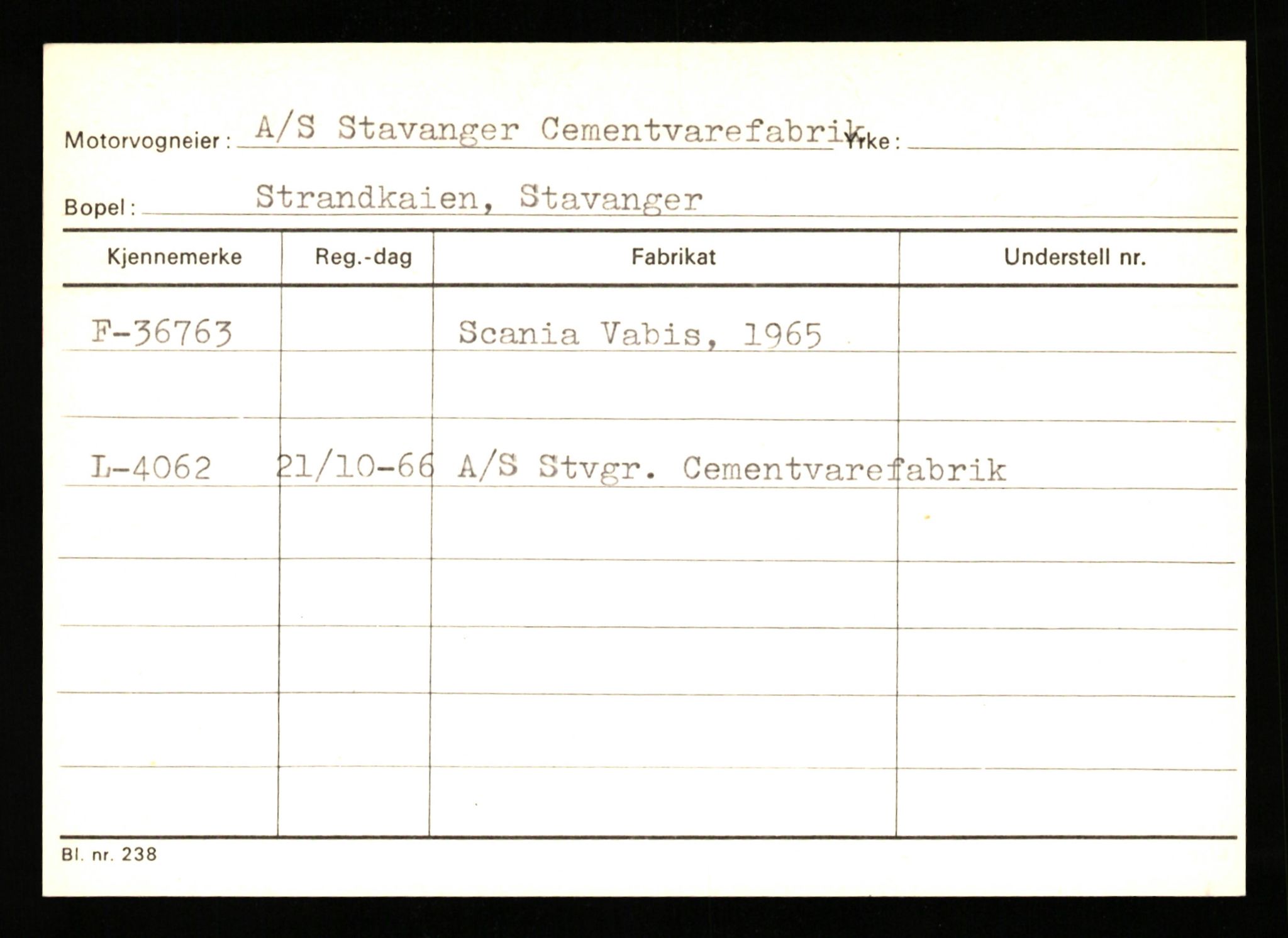 Stavanger trafikkstasjon, SAST/A-101942/0/G/L0006: Registreringsnummer: 34250 - 49007, 1930-1971, p. 737