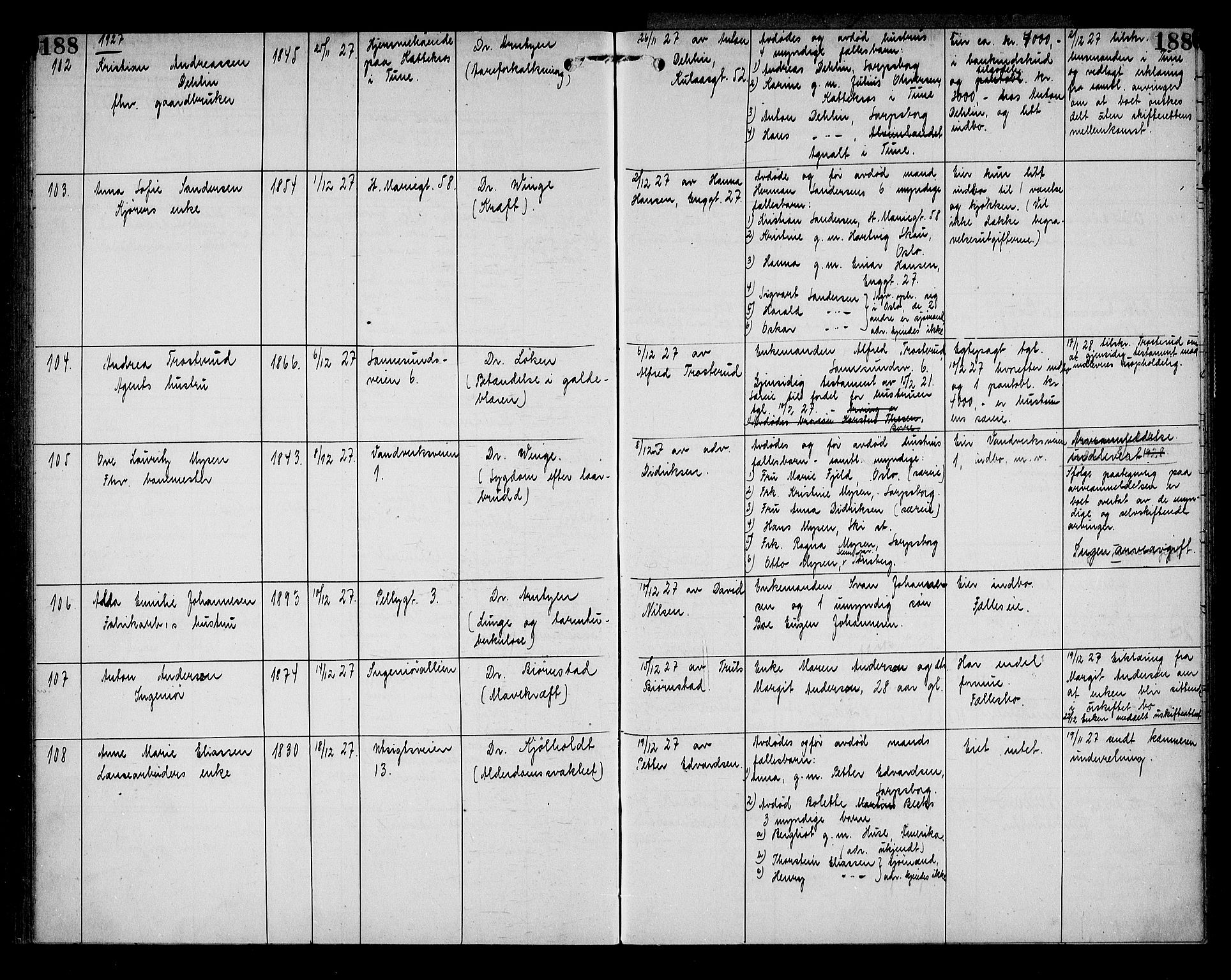 Sarpsborg byfogd, AV/SAO-A-10864/H/Ha/Haa/L0003: Dødsfallsprotokoll, 1915-1930, p. 188