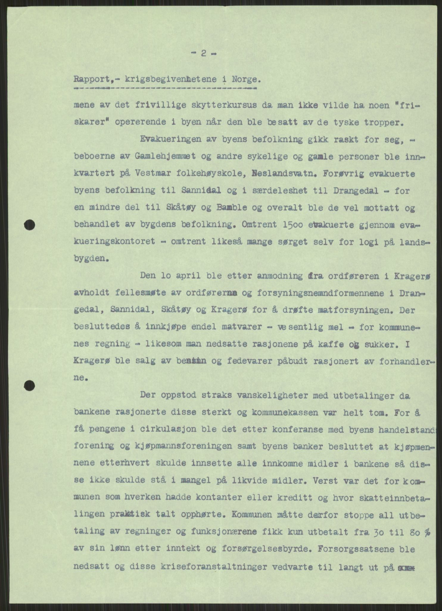 Forsvaret, Forsvarets krigshistoriske avdeling, AV/RA-RAFA-2017/Y/Ya/L0014: II-C-11-31 - Fylkesmenn.  Rapporter om krigsbegivenhetene 1940., 1940, p. 658