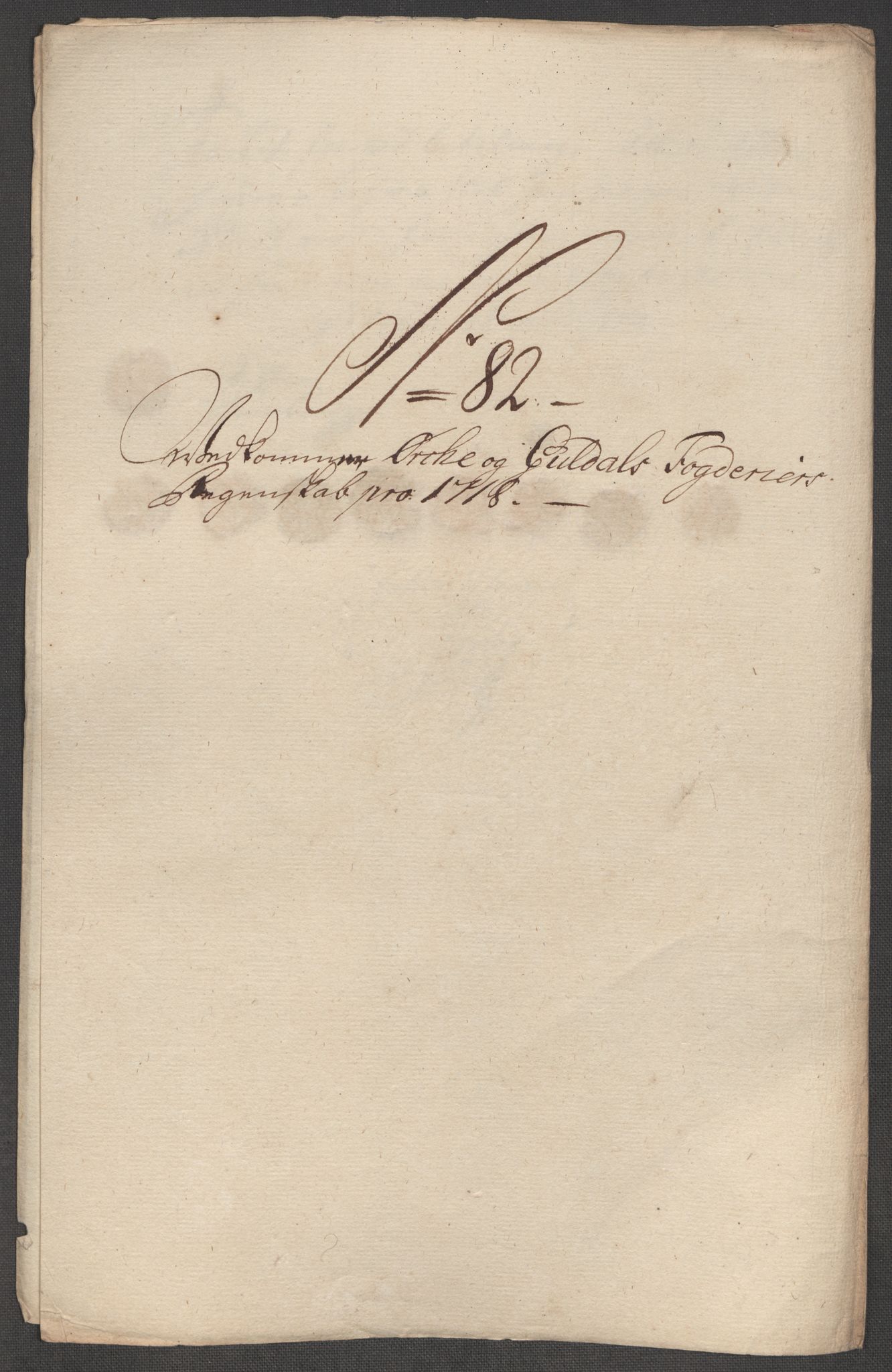 Rentekammeret inntil 1814, Reviderte regnskaper, Fogderegnskap, RA/EA-4092/R60/L3972: Fogderegnskap Orkdal og Gauldal, 1718, p. 178