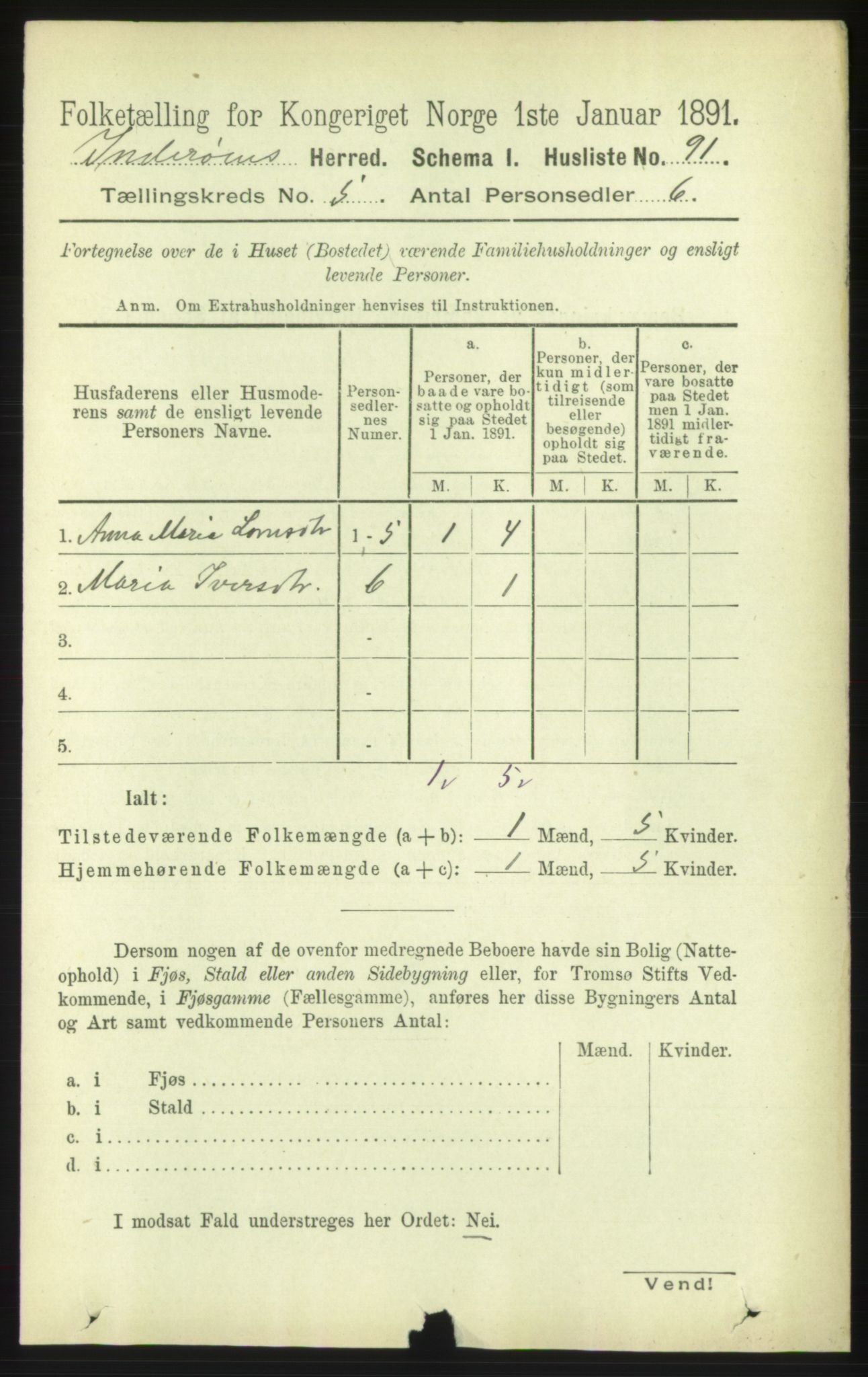 RA, 1891 census for 1729 Inderøy, 1891, p. 2765