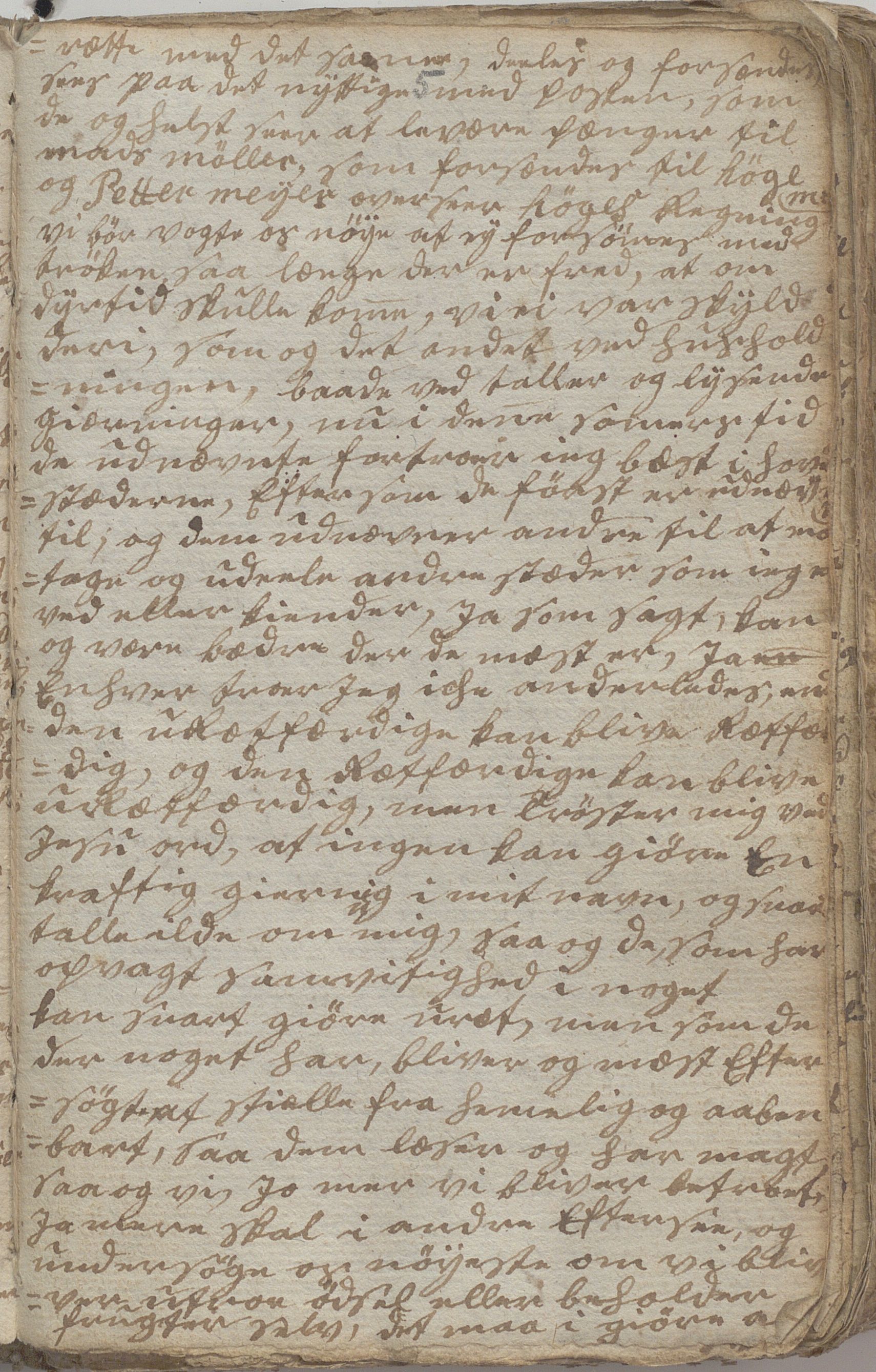 Heggtveitsamlingen, TMF/A-1007/H/L0046/0007: Brev, kopibøker, prekener, manus etc.  / "Fossem" - Kopibok. Sanger og brev, 1800-1802, p. 5