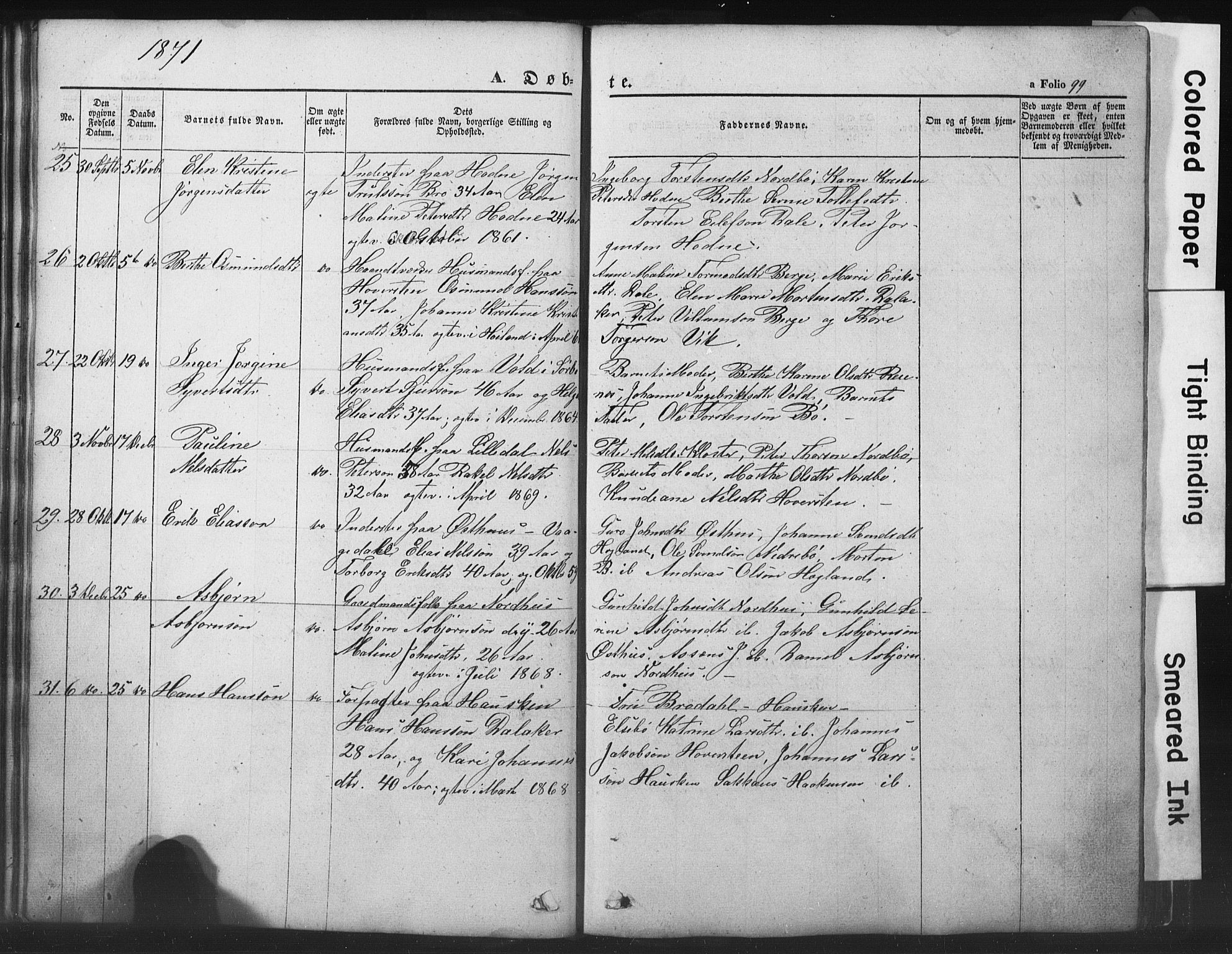 Rennesøy sokneprestkontor, AV/SAST-A -101827/H/Ha/Hab/L0002: Parish register (copy) no. B 2, 1852-1880, p. 99