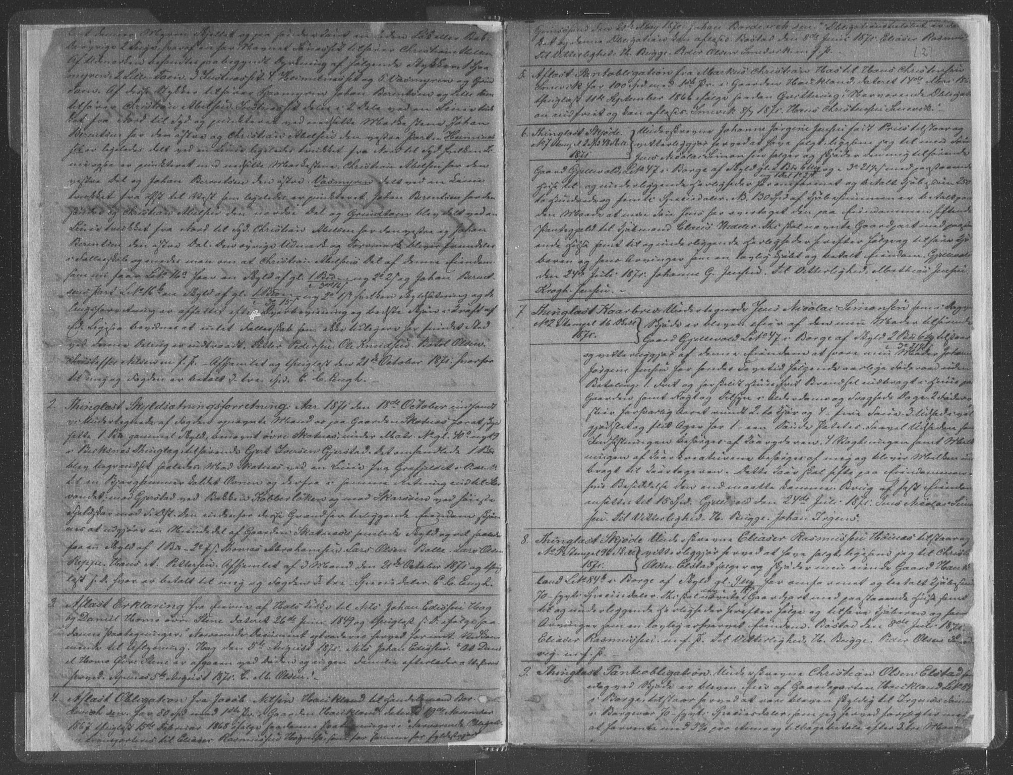 Vesterålen sorenskriveri, SAT/A-4180/1/2/2Ca/L0013: Mortgage book no. M-I, 1871-1873, p. 2