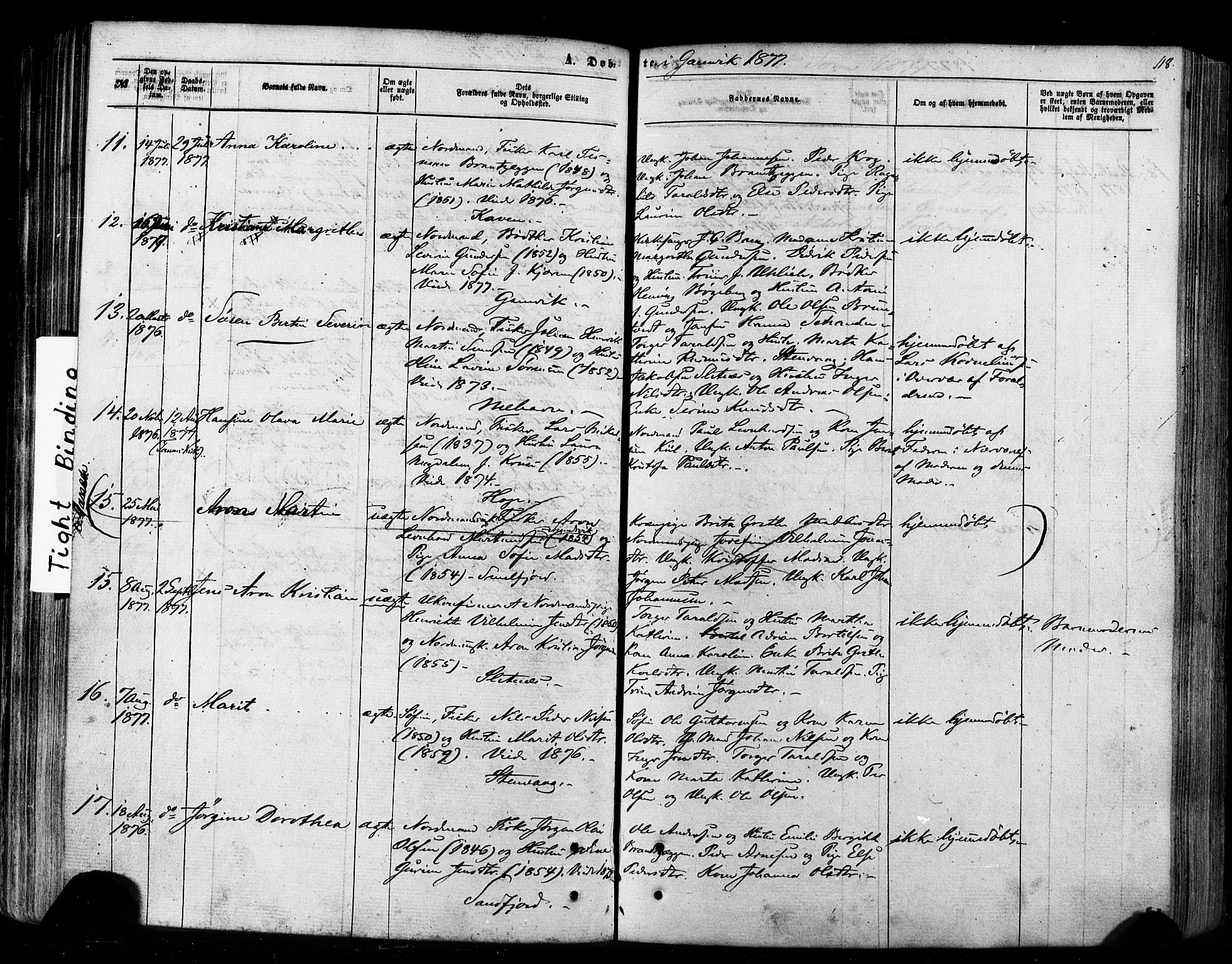 Tana sokneprestkontor, SATØ/S-1334/H/Ha/L0002kirke: Parish register (official) no. 2 /2, 1862-1877, p. 118