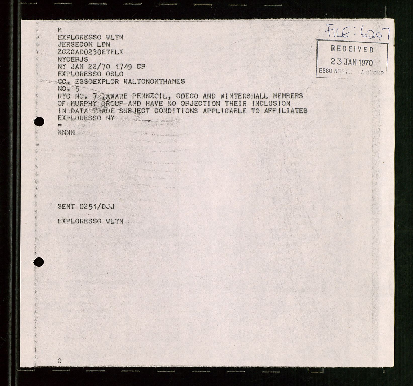 Pa 1512 - Esso Exploration and Production Norway Inc., SAST/A-101917/E/Ea/L0021: Sak og korrespondanse, 1965-1974, p. 822