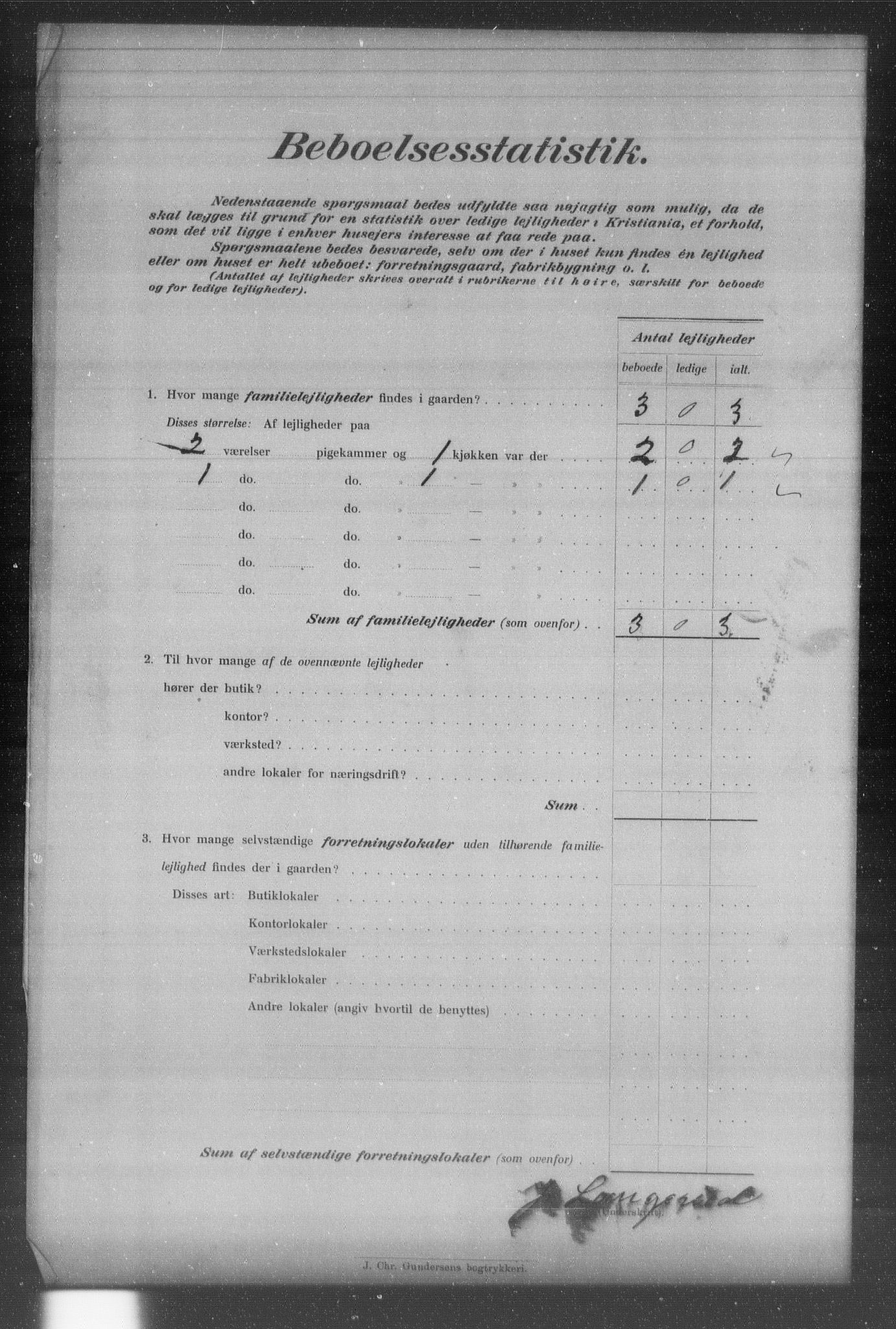 OBA, Municipal Census 1903 for Kristiania, 1903, p. 16476