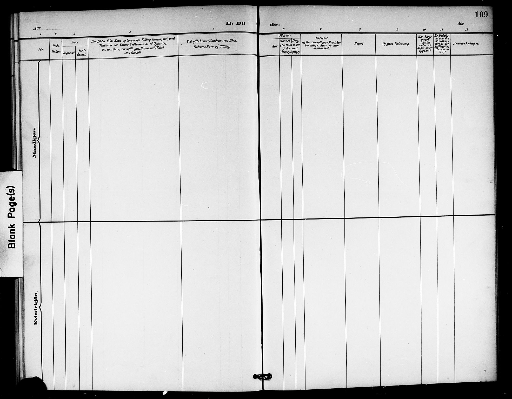 Rollag kirkebøker, AV/SAKO-A-240/G/Gb/L0003: Parish register (copy) no. II 3, 1897-1919, p. 109