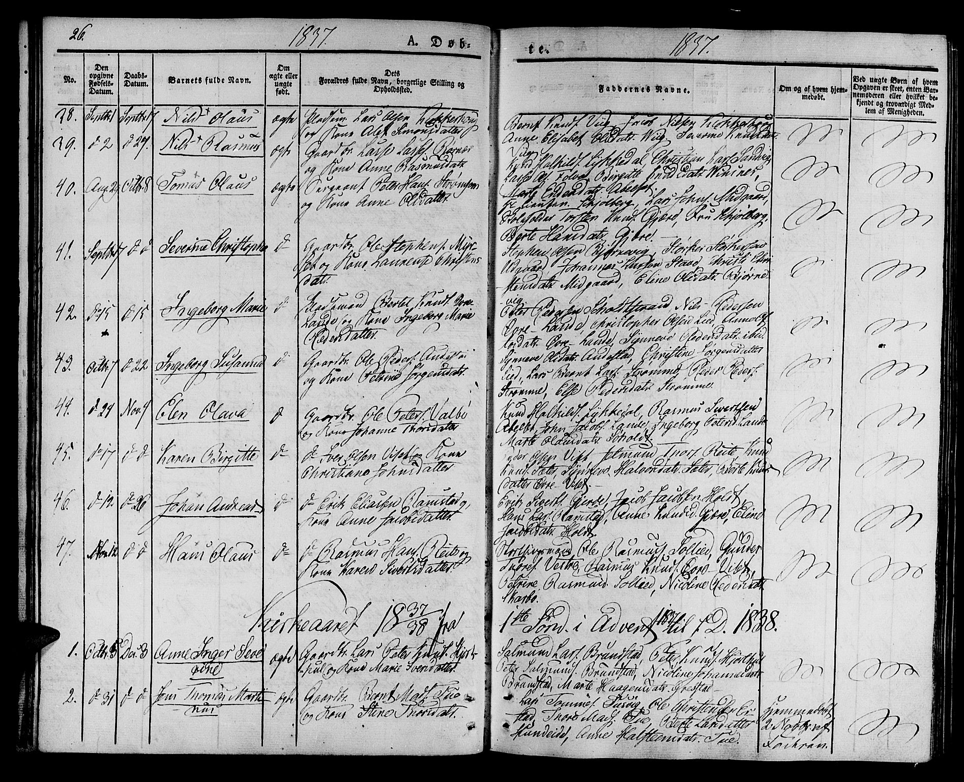 Ministerialprotokoller, klokkerbøker og fødselsregistre - Møre og Romsdal, AV/SAT-A-1454/522/L0311: Parish register (official) no. 522A06, 1832-1842, p. 26