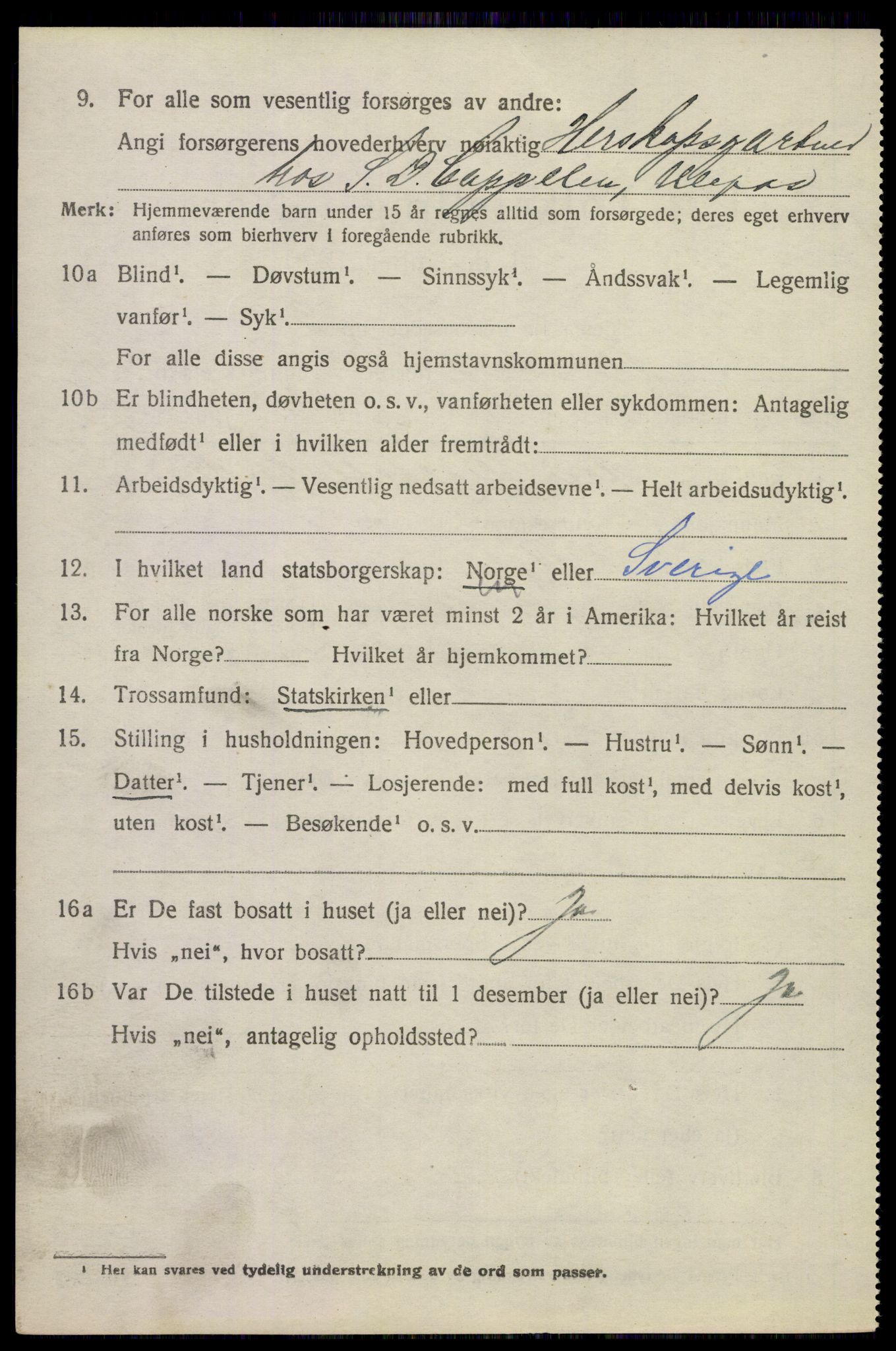 SAKO, 1920 census for Holla, 1920, p. 4064