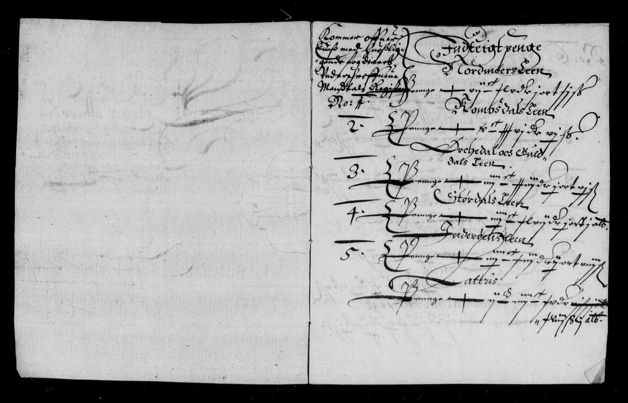 Rentekammeret inntil 1814, Reviderte regnskaper, Lensregnskaper, AV/RA-EA-5023/R/Rb/Rbw/L0067: Trondheim len, 1639-1641