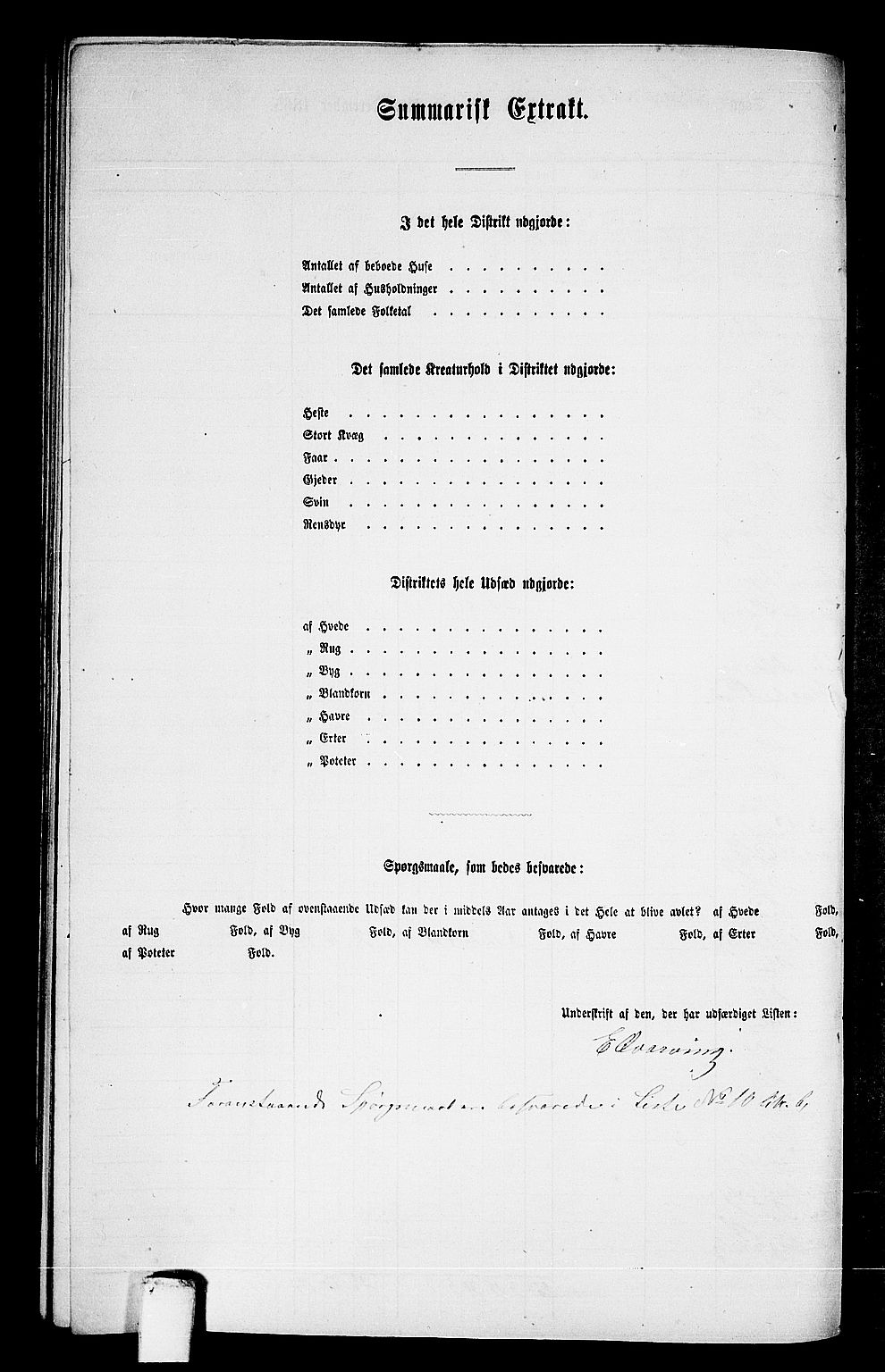 RA, 1865 census for Sparbu, 1865, p. 212