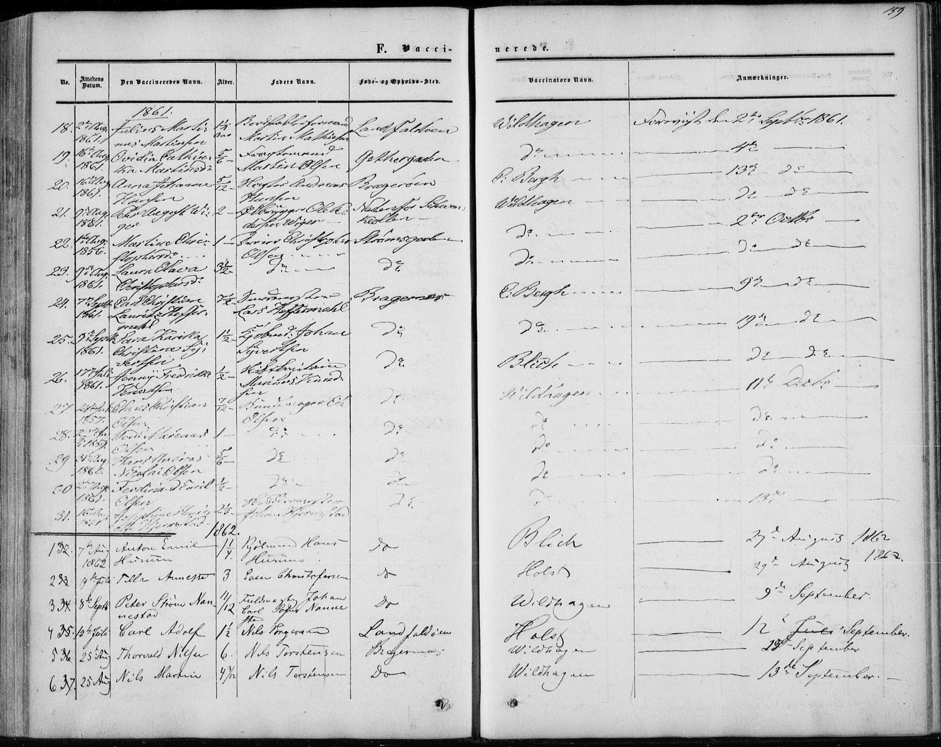 Bragernes kirkebøker, AV/SAKO-A-6/F/Fc/L0002: Parish register (official) no. III 2, 1854-1865, p. 159