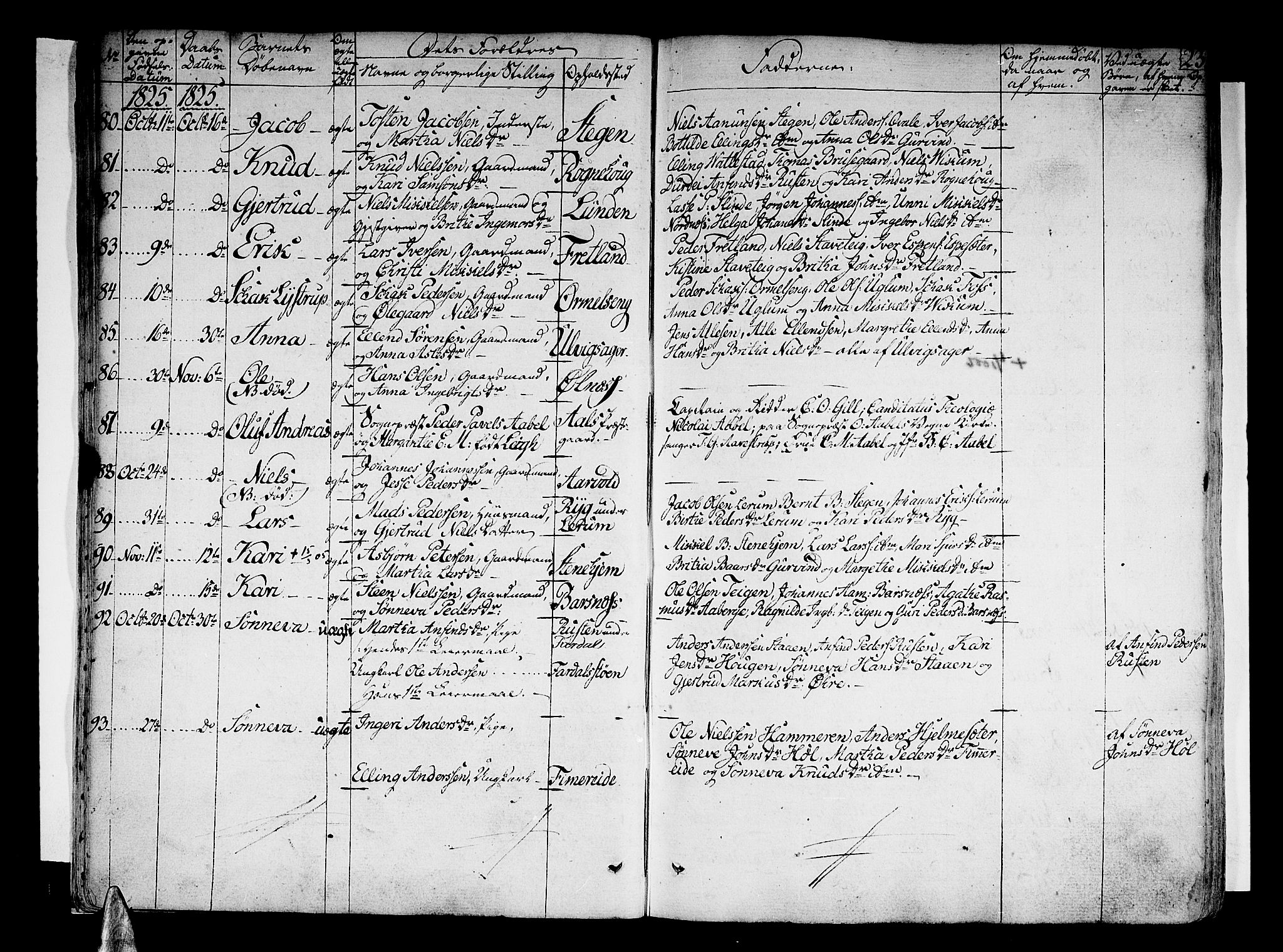 Sogndal sokneprestembete, SAB/A-81301/H/Haa/Haaa/L0010: Parish register (official) no. A 10, 1821-1838, p. 23